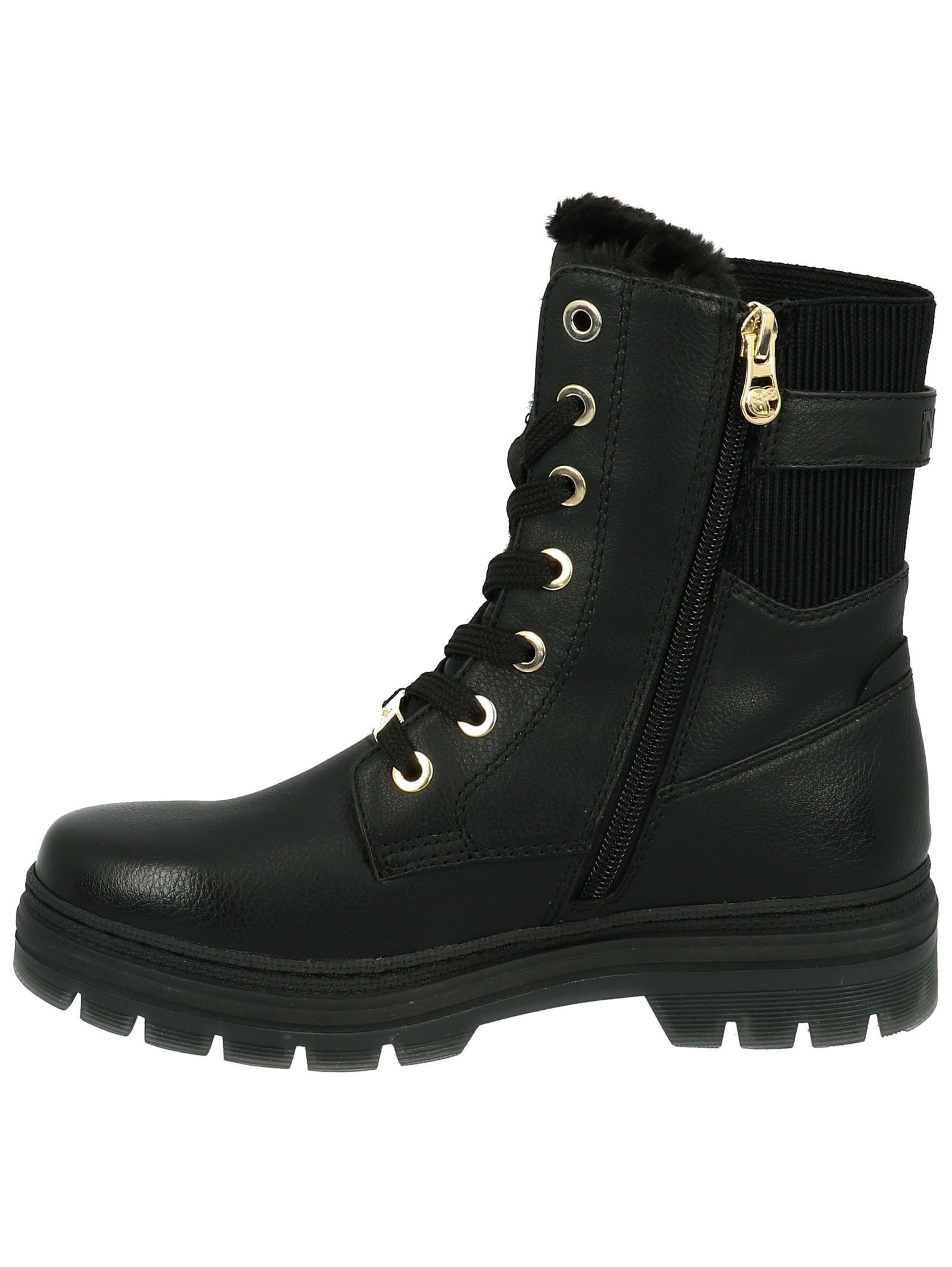 TOM TAILOR Tom Tailor Stiefelette Lederimitat/Textil Schnürstiefelette günstig online kaufen