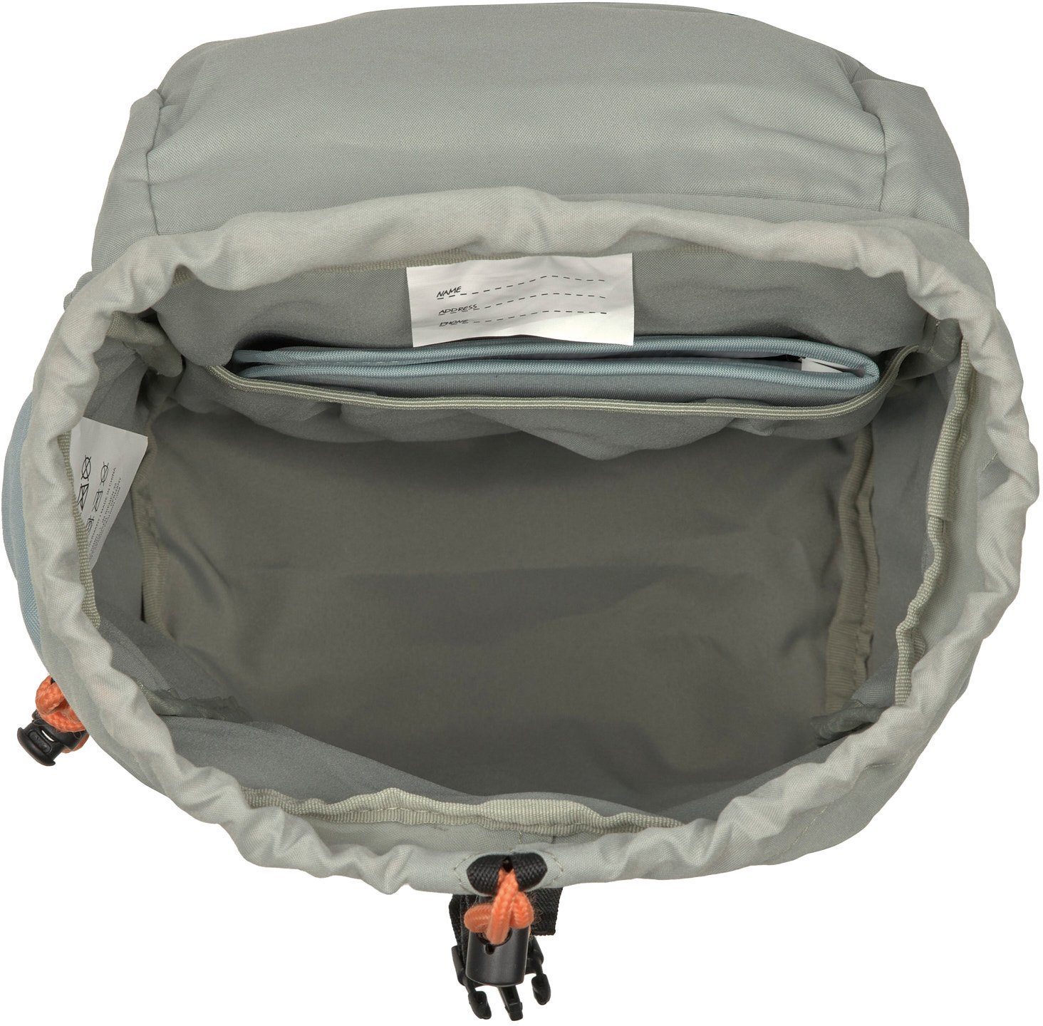 LÄSSIG Kinderrucksack Nature, Mini Outdoor Backpack, Light Blue, aus recycelten PET-Flaschen