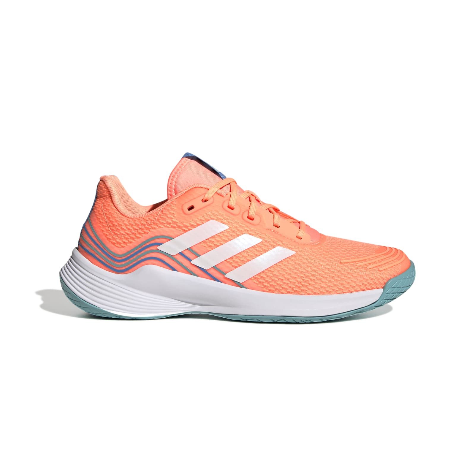 adidas Performance Hallen-Indoorschuhe Novaflight orange Damen Squashschuh
