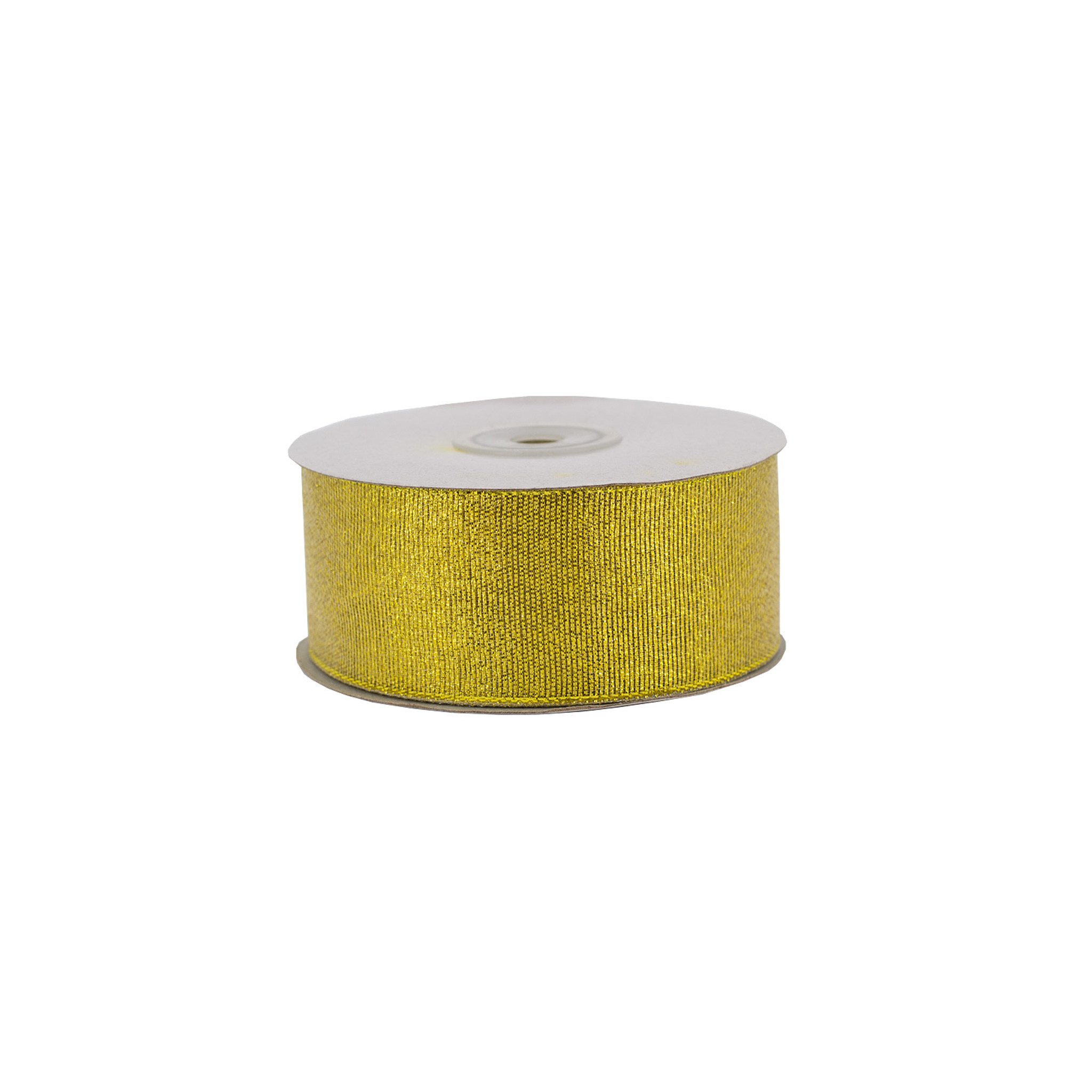 Creativery Geschenkband, Glitzerband 38mm x 32m Rolle Gold