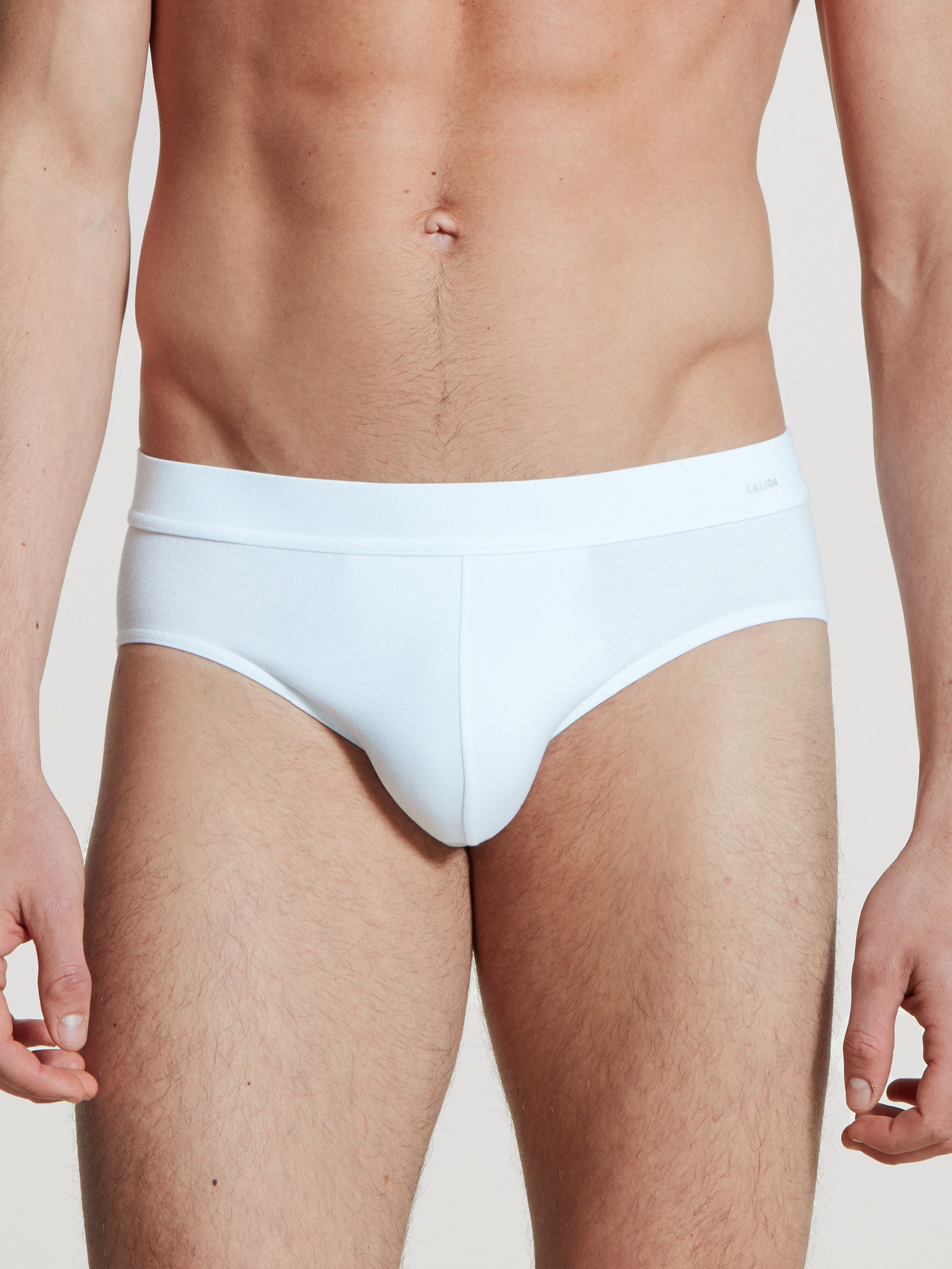 CALIDA Slip Cotton Code Herren (1-St) mit Komfortbund, weich und elastisch
