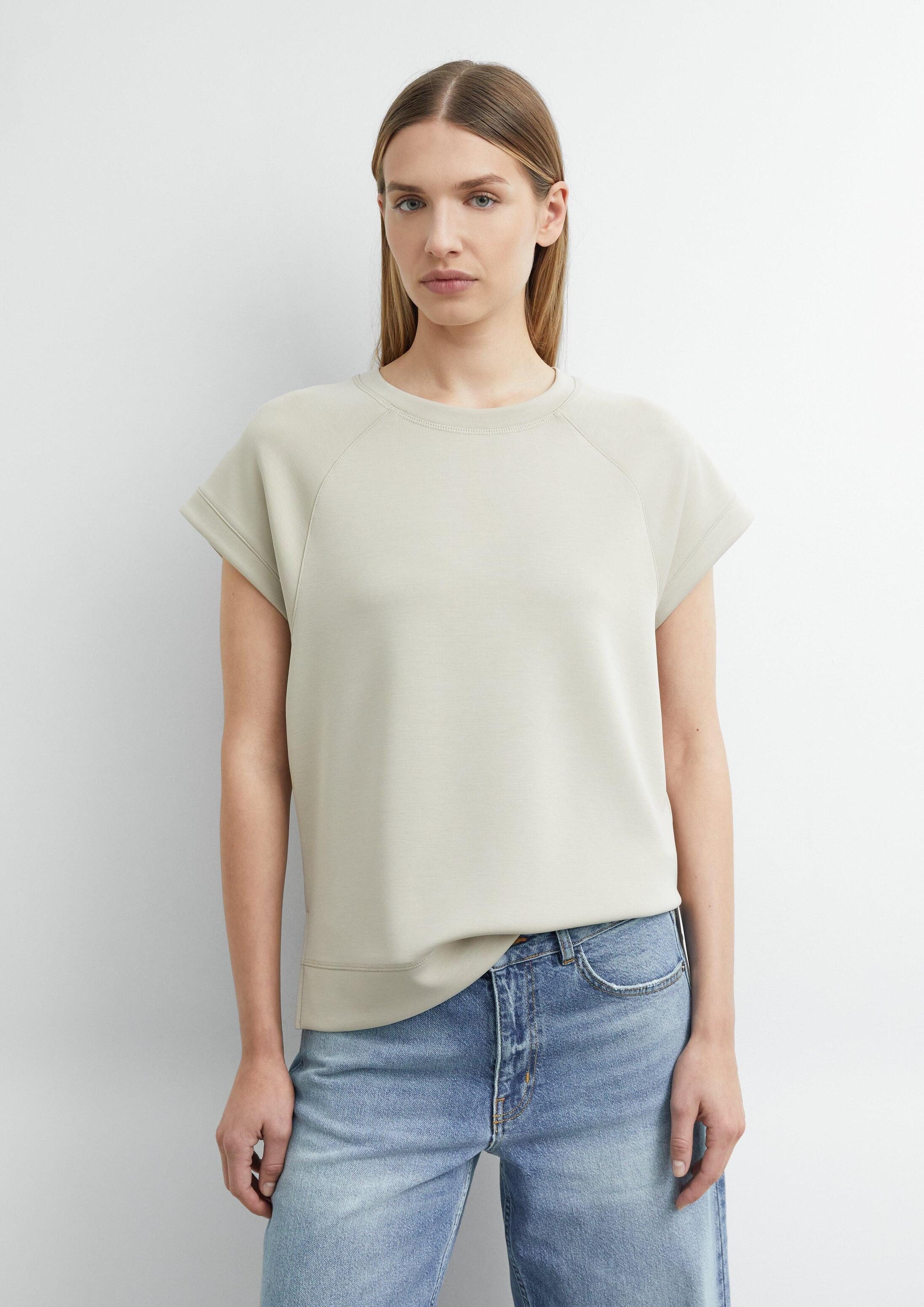 comma Sweatshirt Sweatshirt Weiches Kurzarmsweatshirt