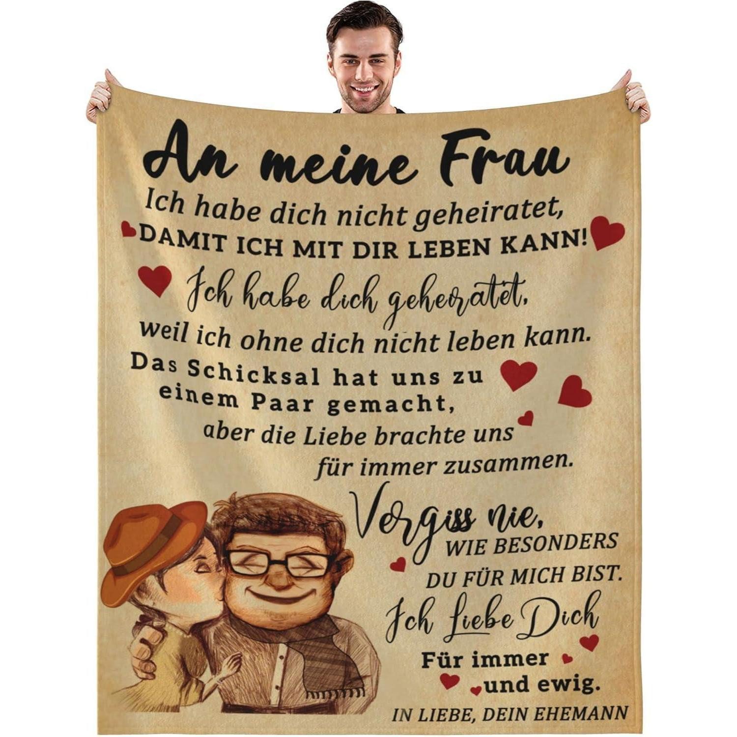 LuxusKollektion Badaccessoire-Set Fleecedecke Hochzeitsgeschenk Frauen Geschenke 02 130x150cm