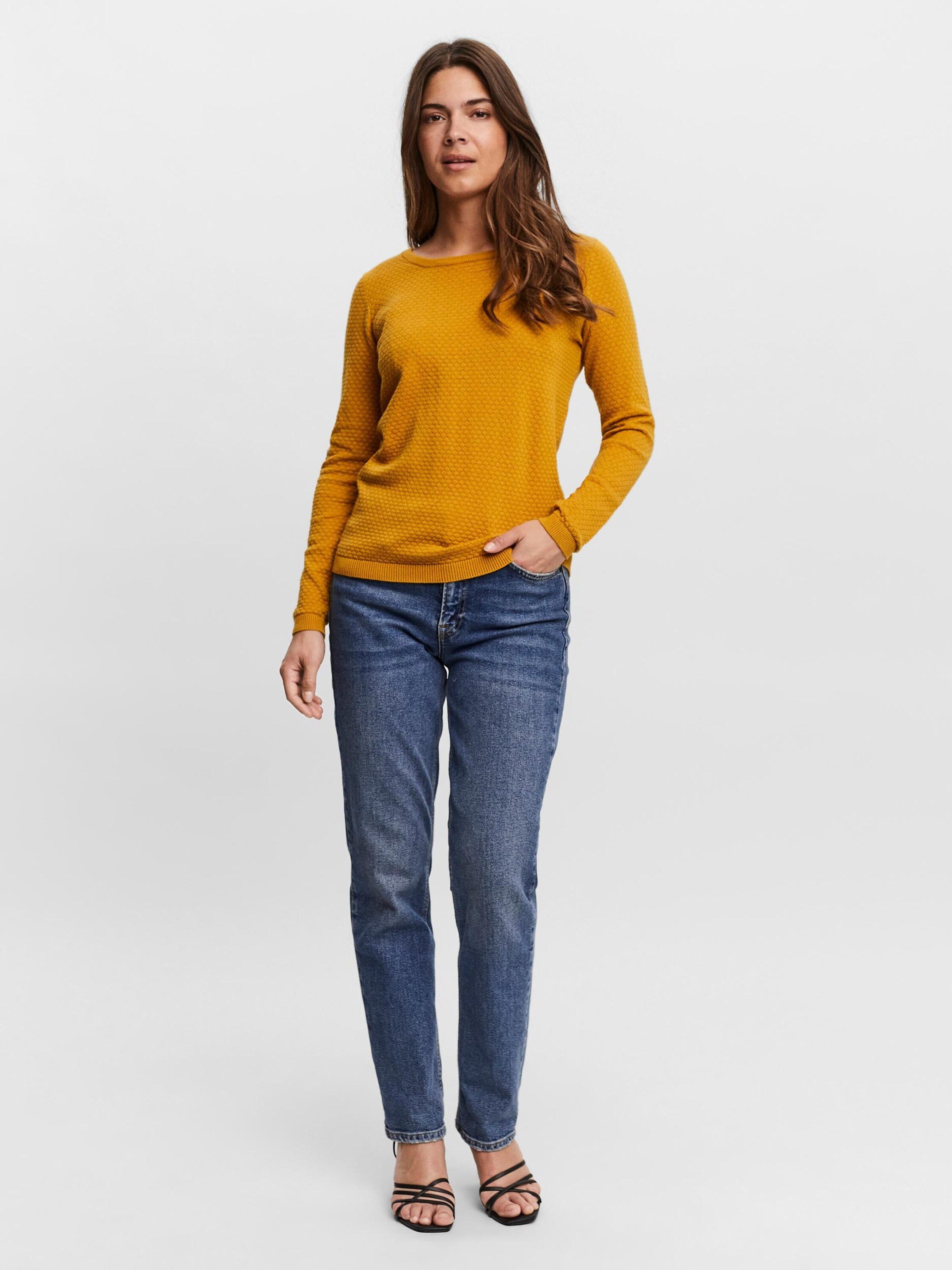 Vero Moda Rundhalspullover VMCare (1-tlg) Plain/ohne Details günstig online kaufen