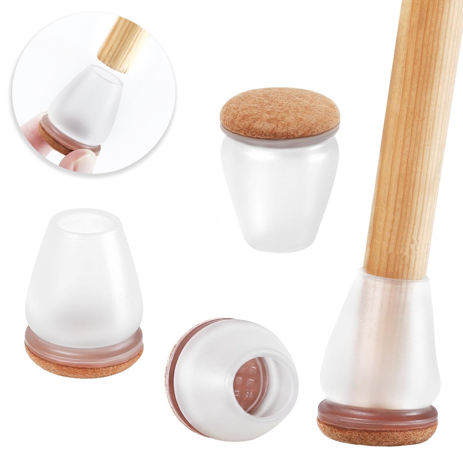 Coonoor Stuhlsocke Stuhlbein-Schoner mit Filz, Kratz- und Geräuschschutz fü günstig online kaufen