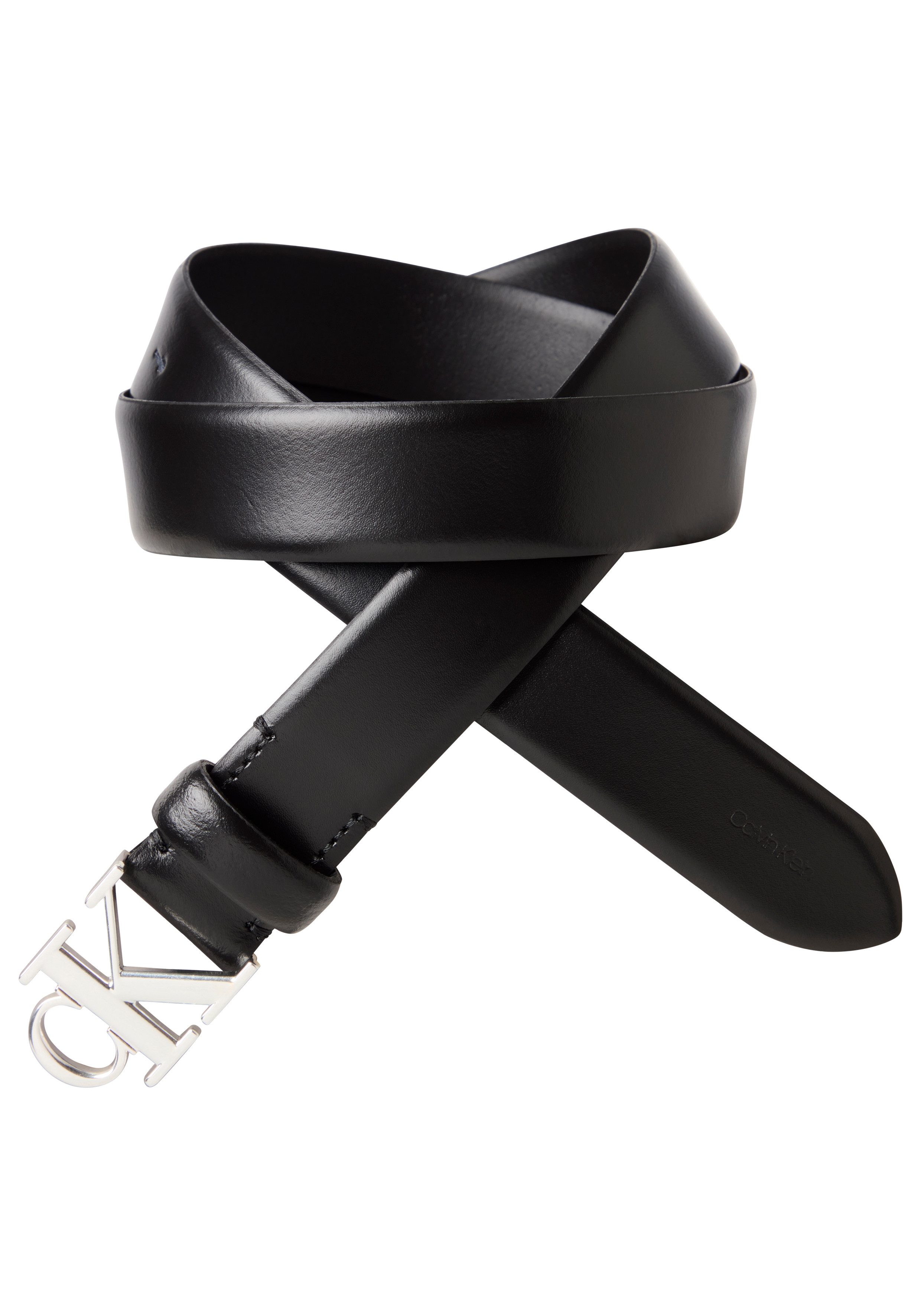 Calvin Klein Ledergürtel CK BUCKLE 30MM FIXED BELT Größenverstellbar günstig online kaufen