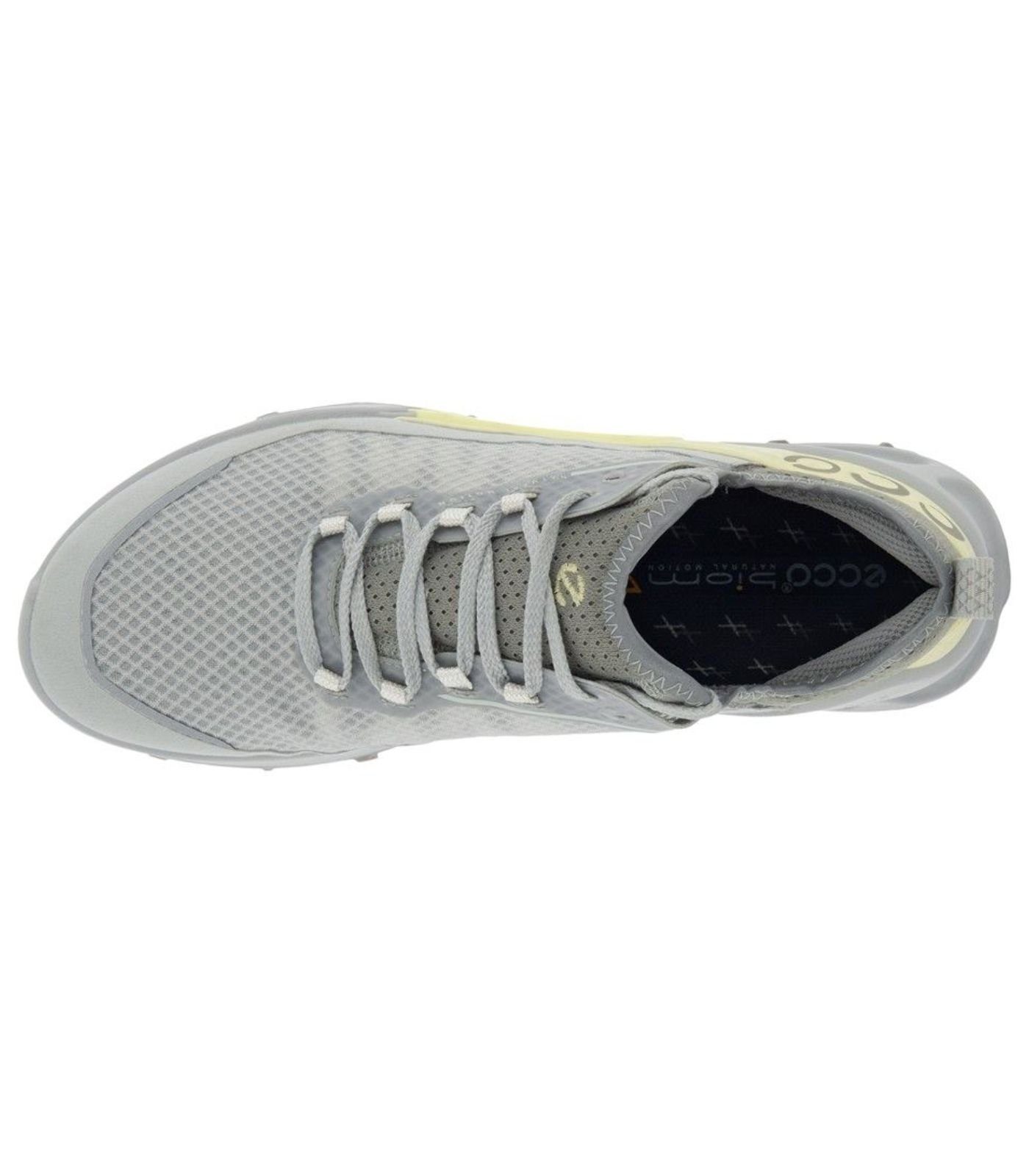 Ecco Textil Gelb Sneaker Sneaker Grau