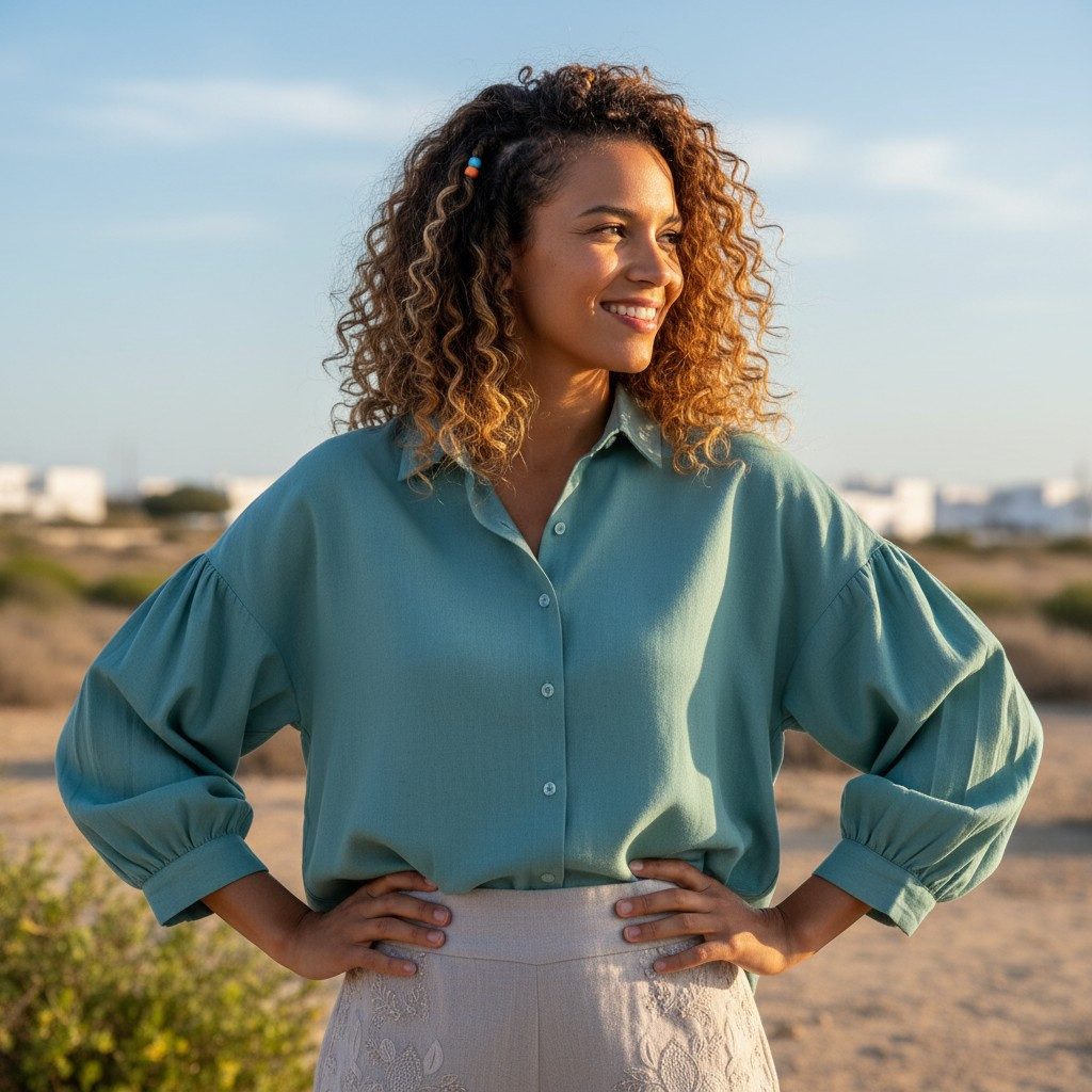 Guru-Shop Longbluse Boho Longbluse, Basic oversize Baumwoll Bluse.. alterna günstig online kaufen
