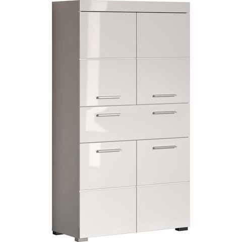 INOSIGN Midischrank Avena Breite 73 cm, Badezimmerschrank mit 1 großen Schubkasten und 4 Türen