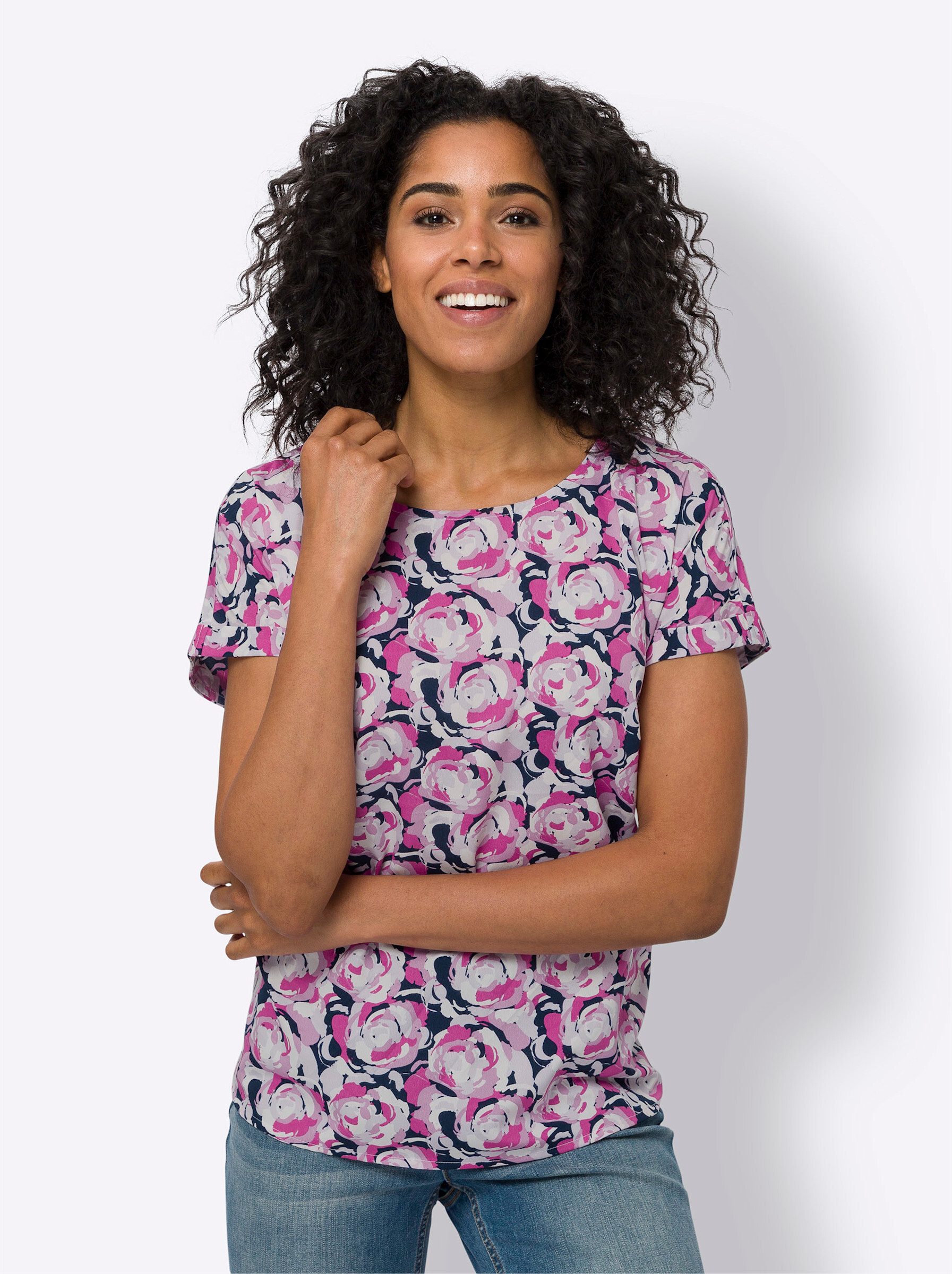 Sieh an! Klassische Bluse Schlupfbluse günstig online kaufen