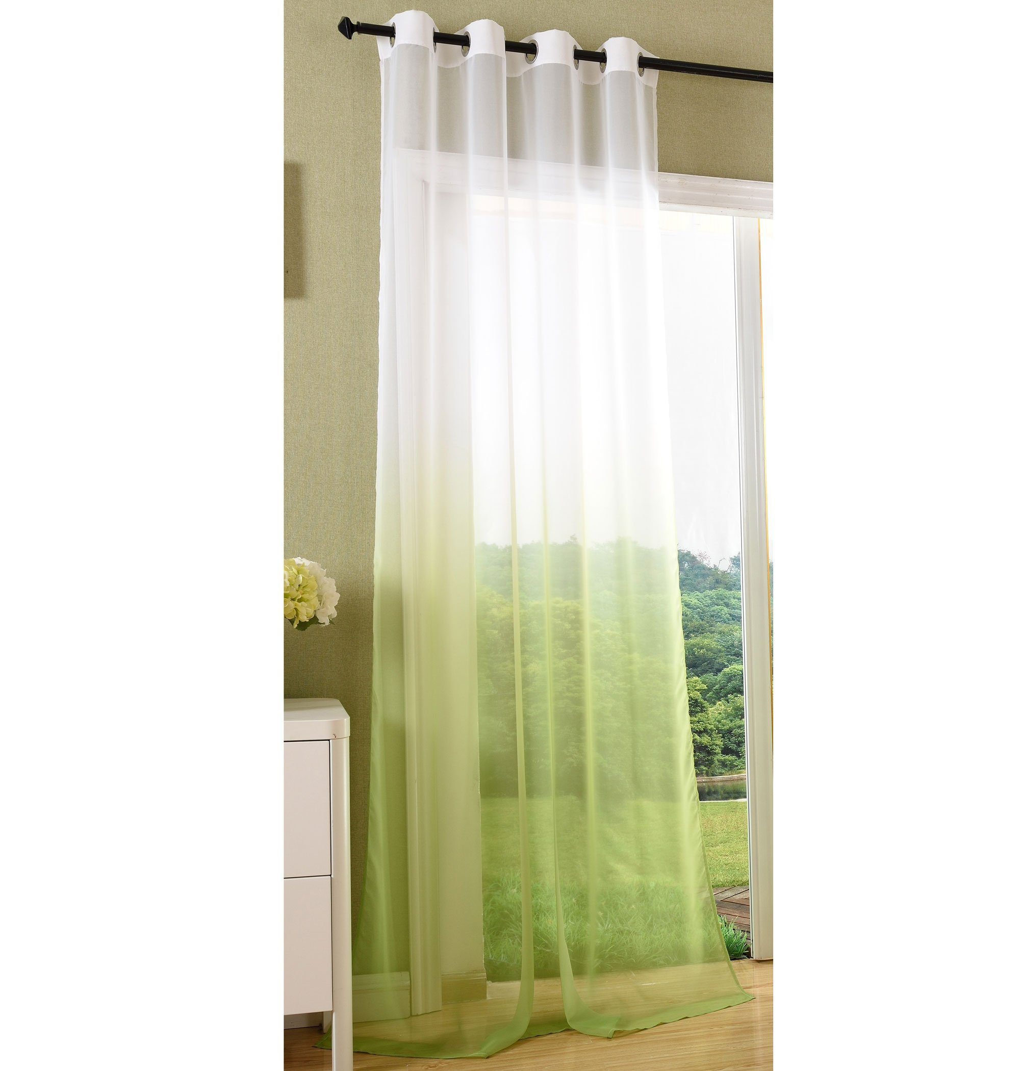 Gardinenbox Gardine, Ösen (1 St), transparent, günstig online kaufen