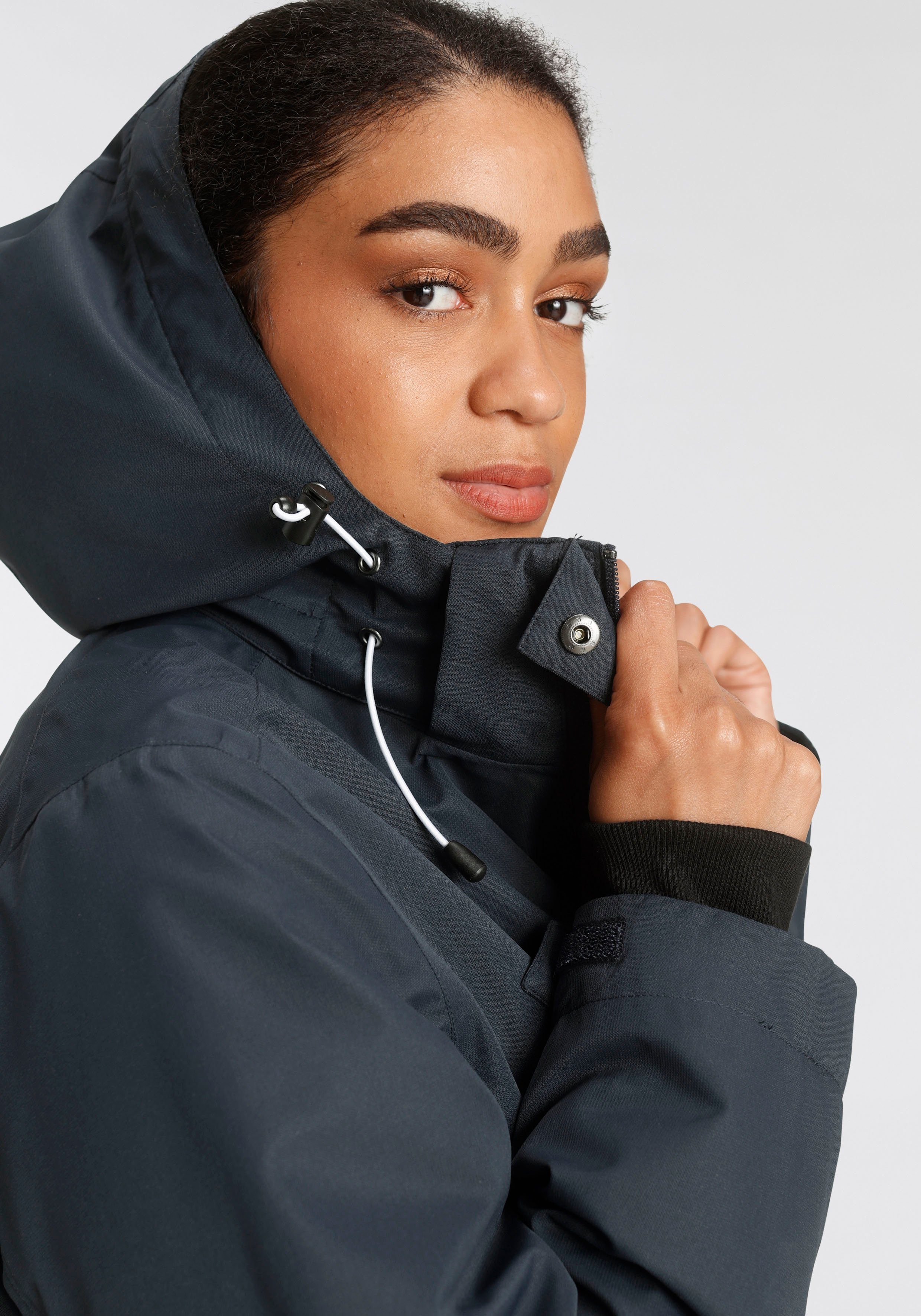 Polarino 3-in-1-Funktionsjacke (2-St) Außenjacke: 3.000mm Wassersäule, wind- & wasserdicht, atmungsaktiv