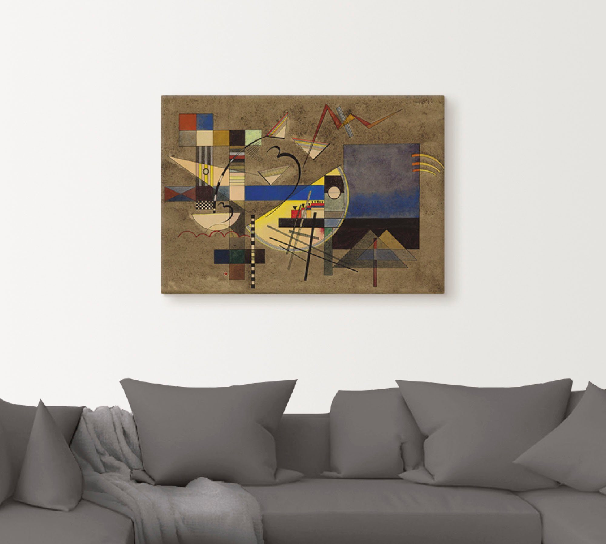 Artland Leinwandbild Festes III. 1925, Muster (1 St), auf Holzrahmen gespannt