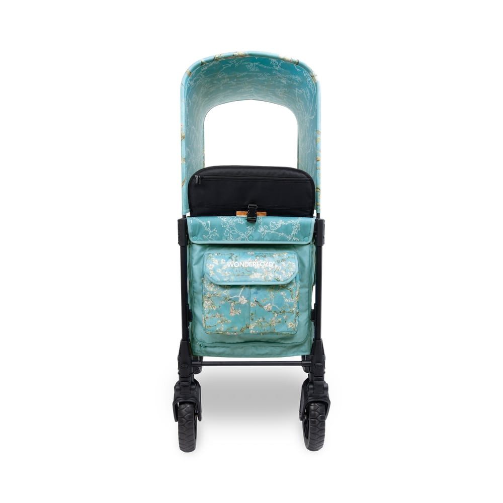 Wonderfold Bollerwagen W2 Luxe Premium für 2 Kinder / Bollerwagen Van Gogh Edition