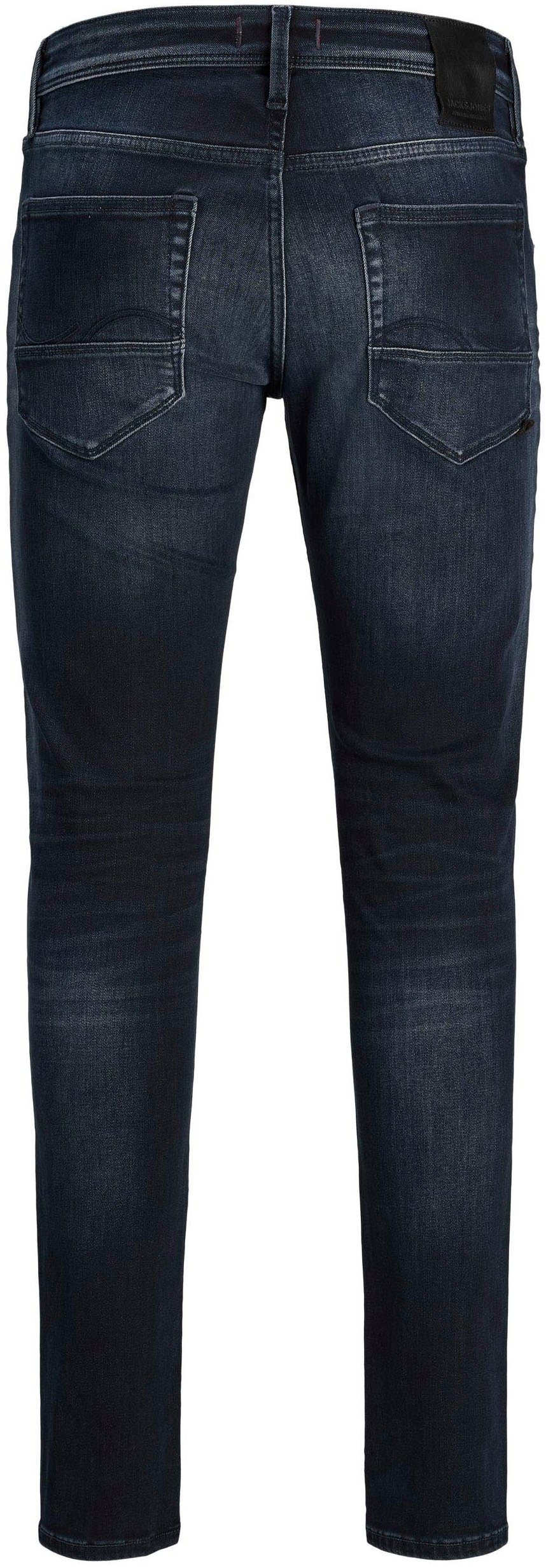 Slim-fit-Jeans Glenn & Jack Jones dark-blue