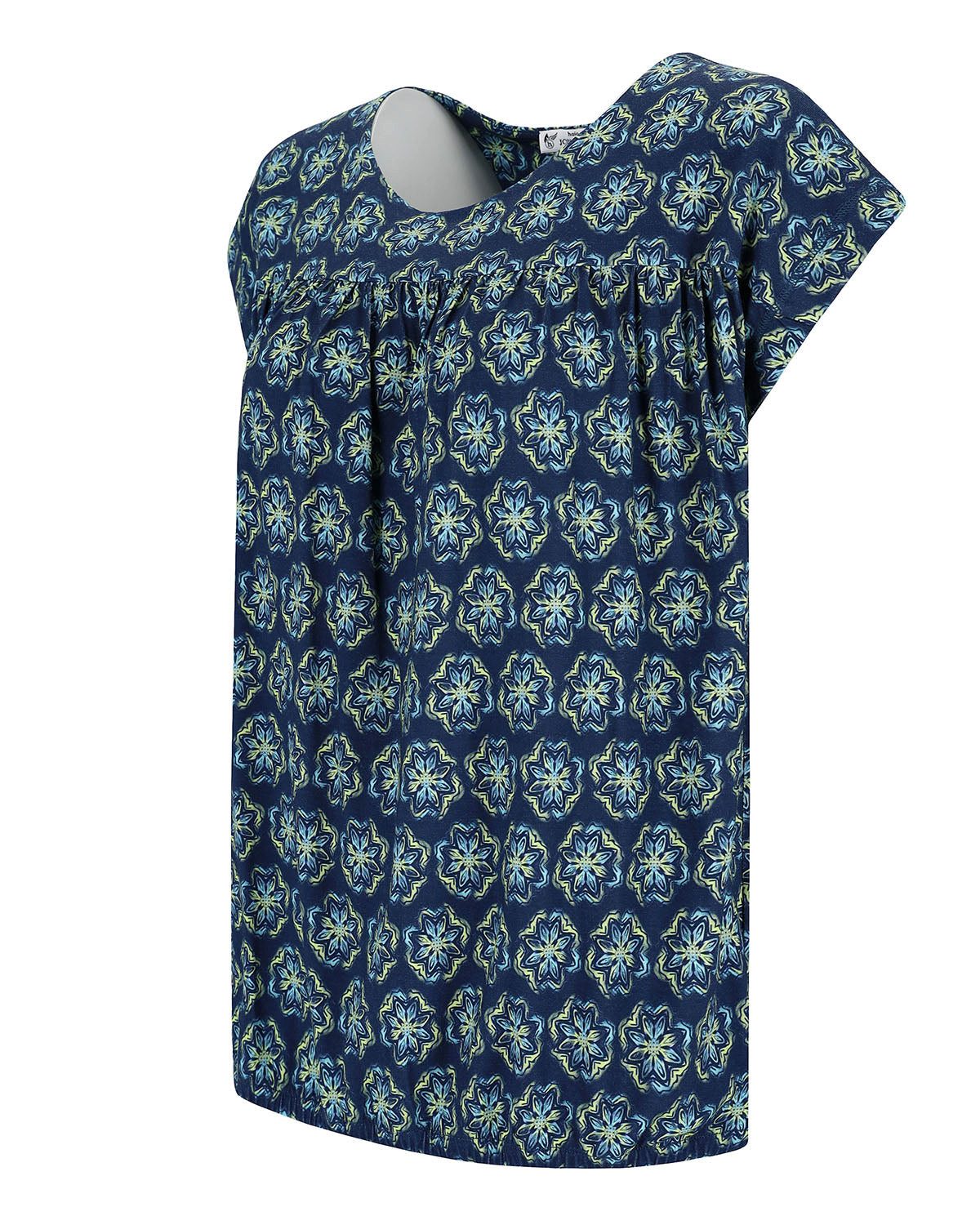 Hajo Blusenshirt Top Blouson-Style überschnittene Schulter