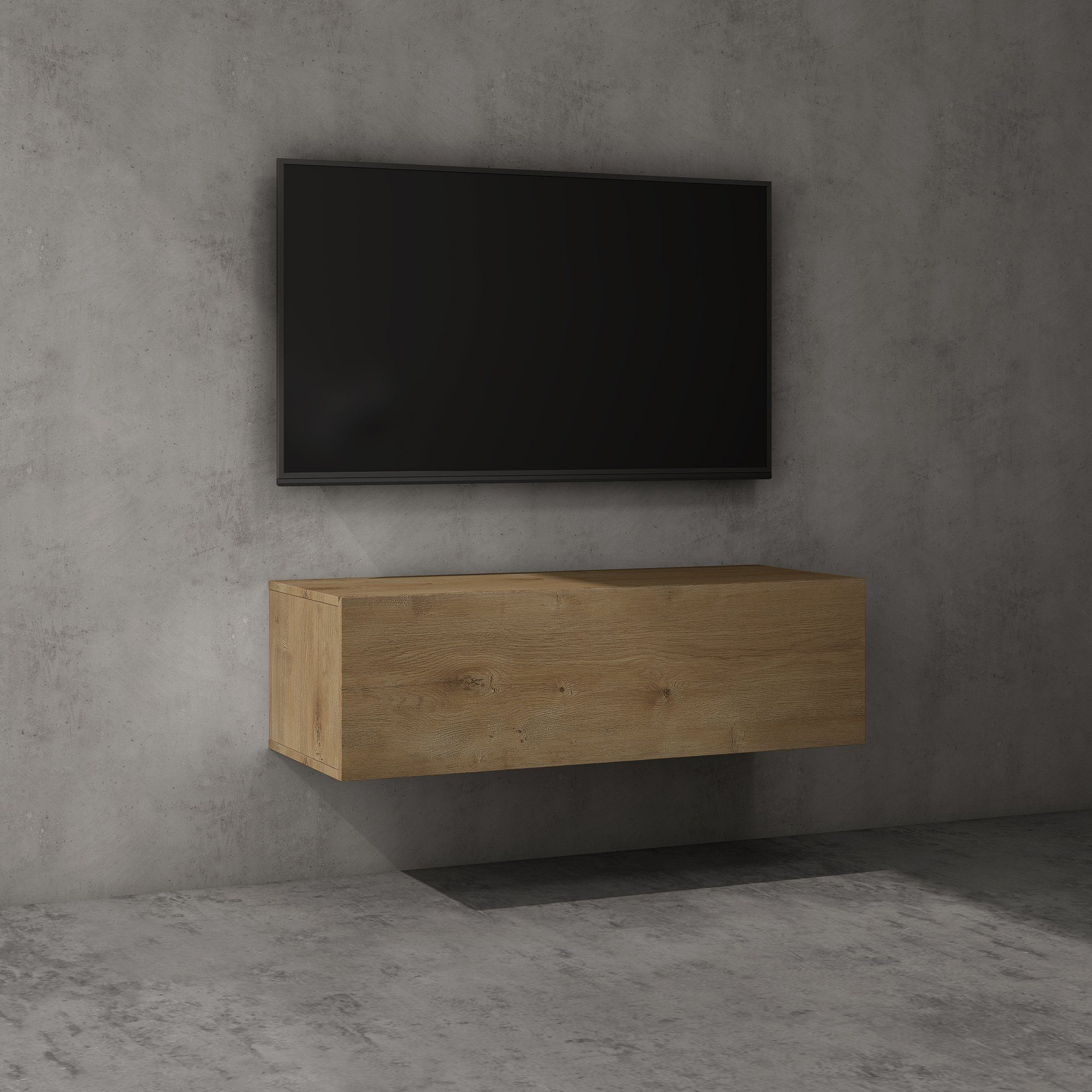 doporro TV-Board TV-Schrank Low-Board modern Fernsehtisch Wandmontage H:30c günstig online kaufen