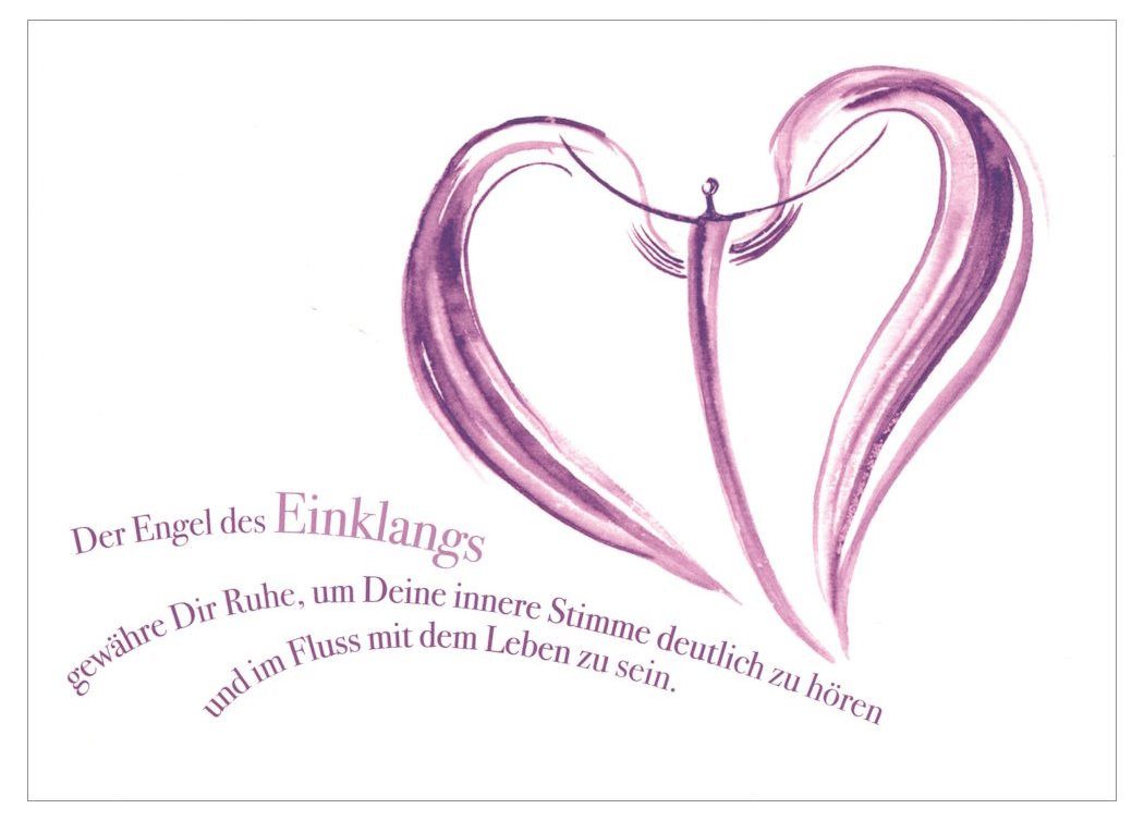 Postkarte "Der Engel des Einklangs"