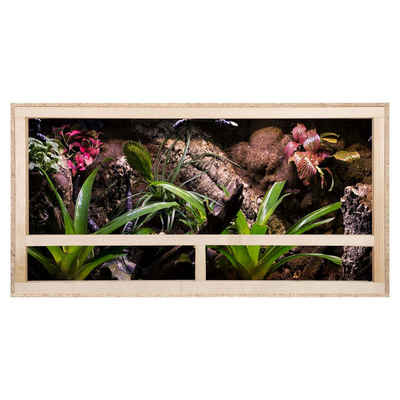 Repiterra Terrarium Holz-Terrarium hochwertig mit Seitenbelüftung 100x50x50 cm