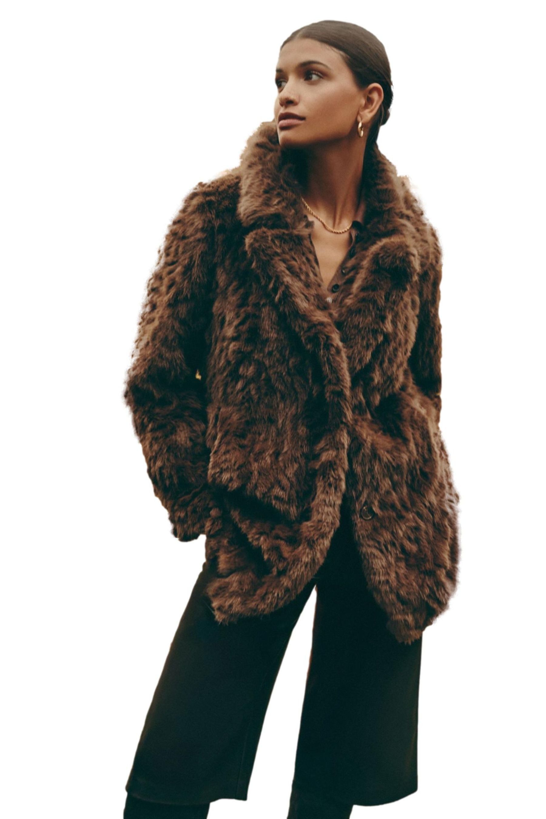 Friends Like These Fellimitatmantel Friends Like These Mantel aus Kunstfell günstig online kaufen