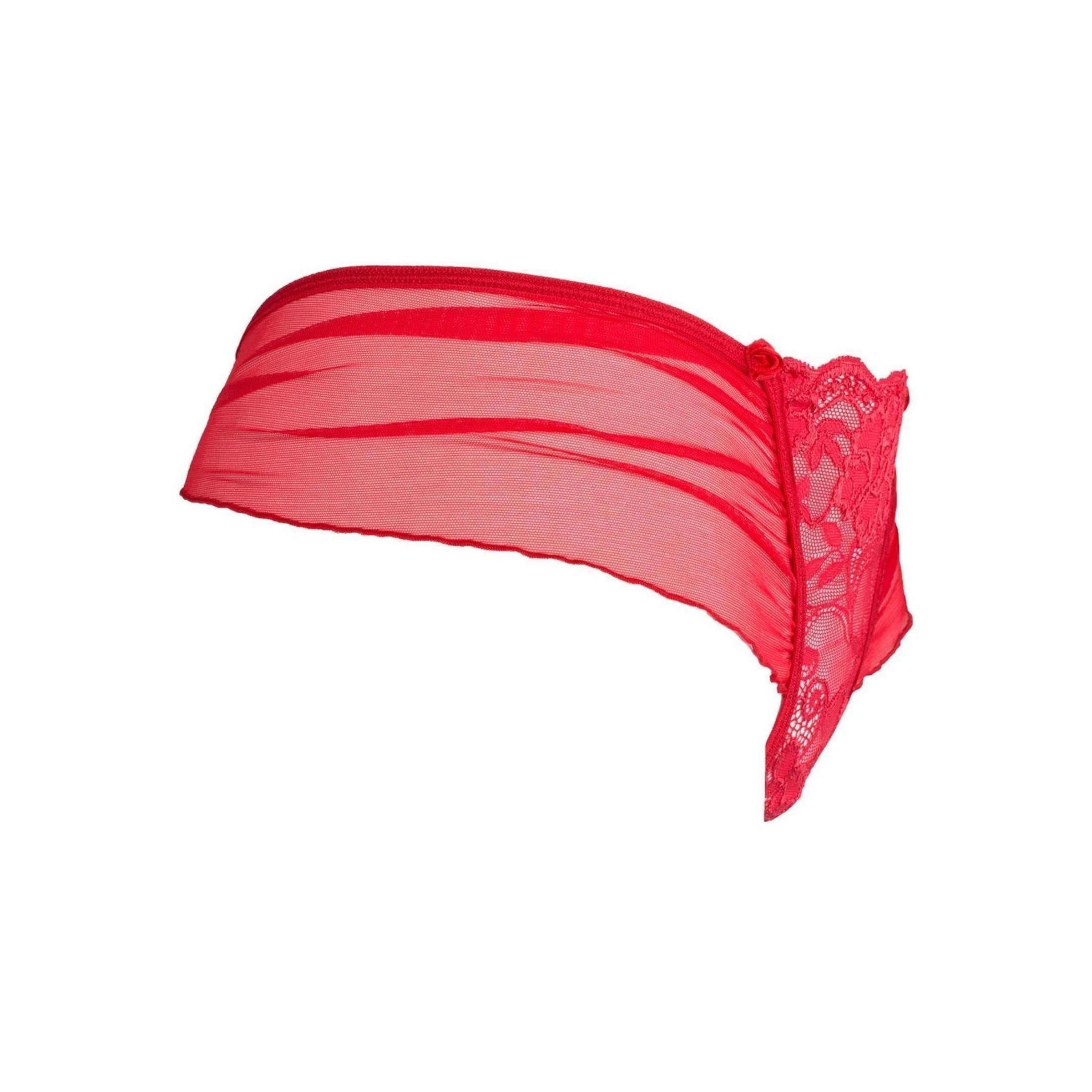 Axami Size Plus String-Ouvert V-8768PS Plus Size string red - (2XL,3XL,4XL)