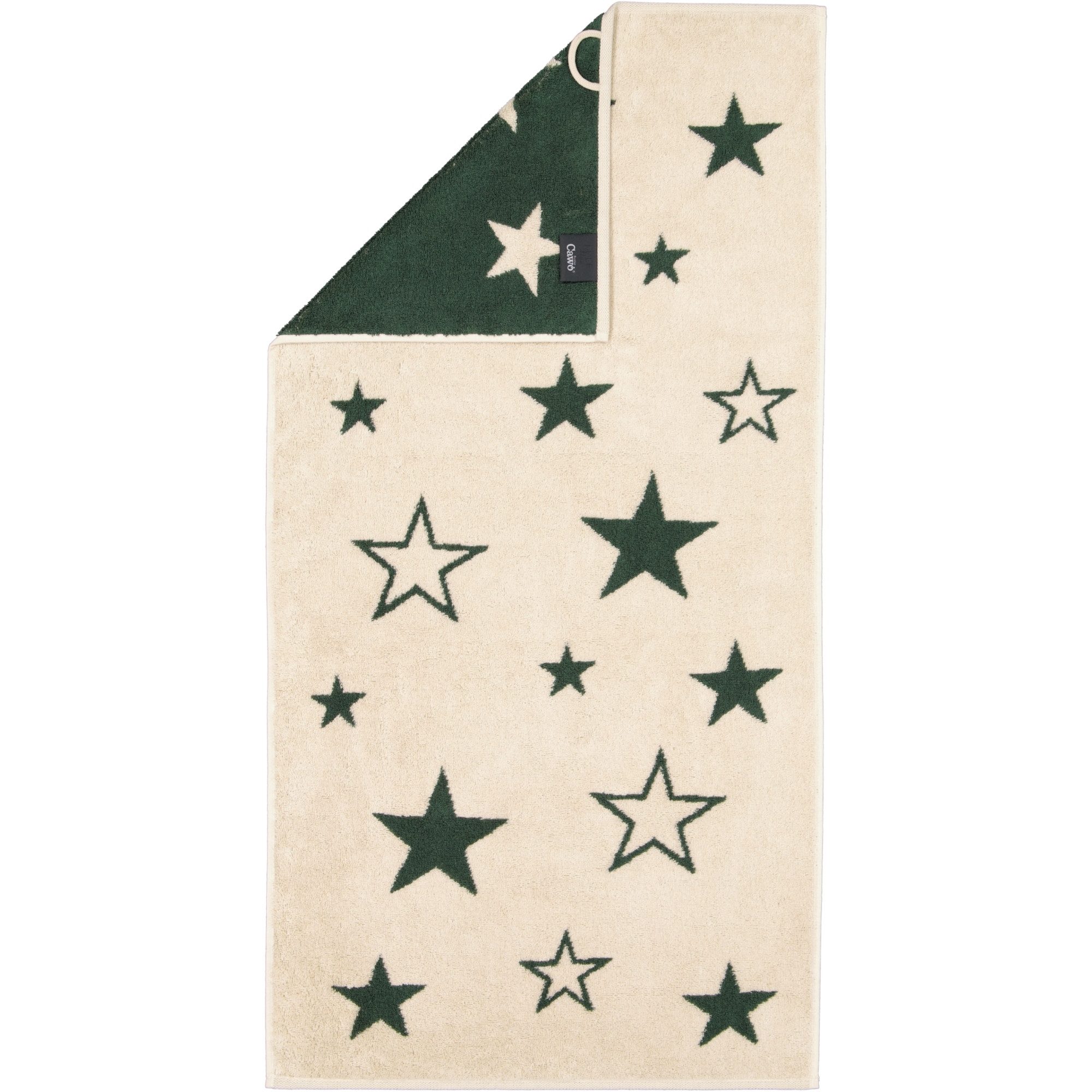 Cawö Handtücher Christmas Edition Sterne 792, 100% Baumwolle (1-St)