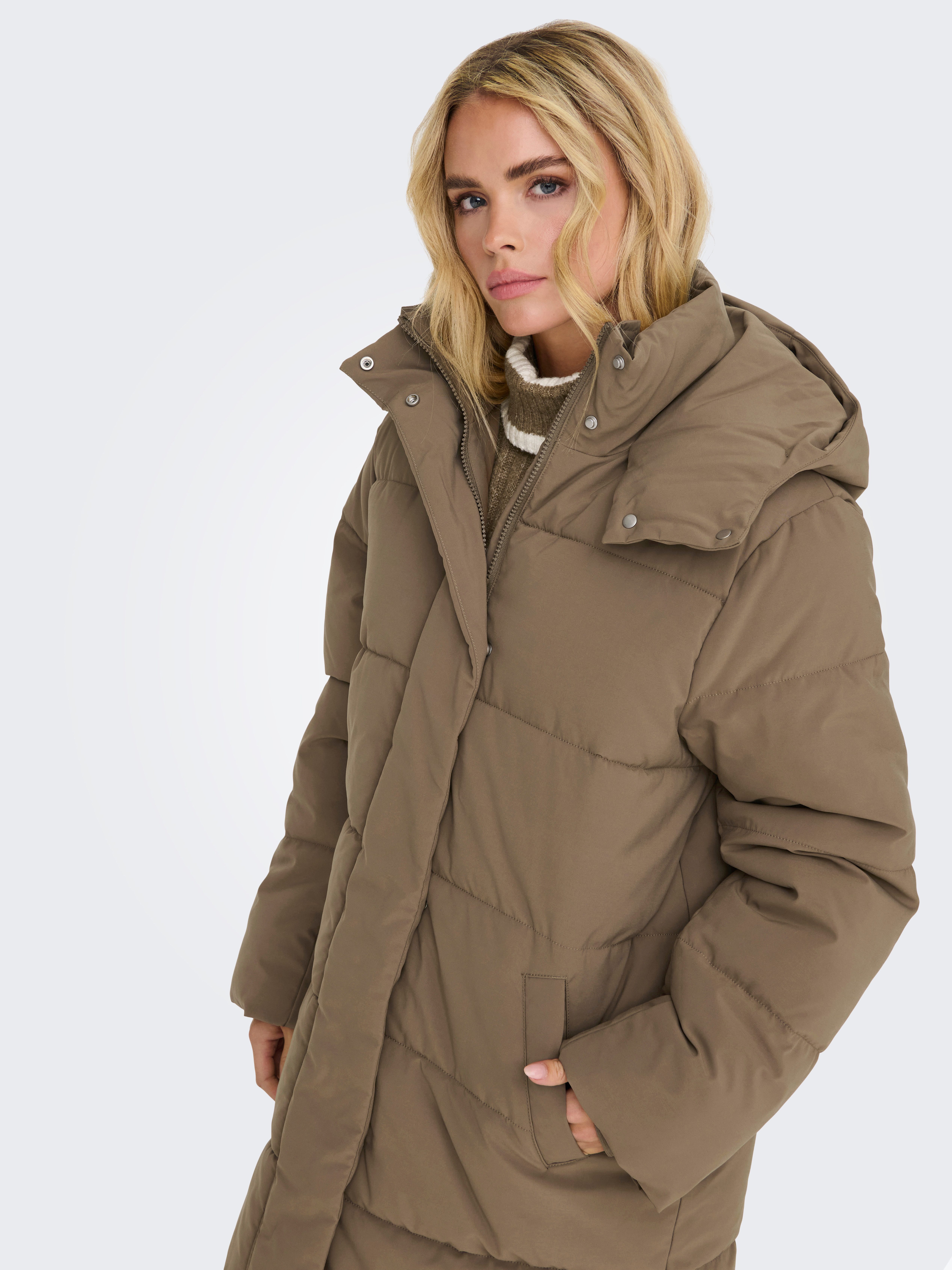 JDY Steppmantel JDYMAJA LONG PADDED JACKET OTW YFM NOOS mit Kapuze, verdeck günstig online kaufen