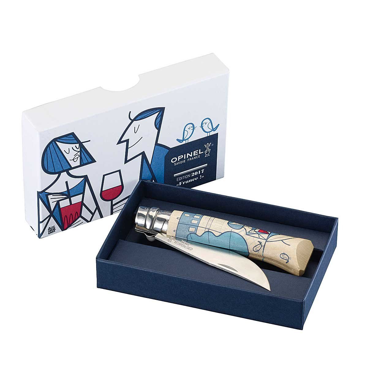 Opinel Taschenmesser Nr. 8 Edition France - ALE GIORGINI limitiert