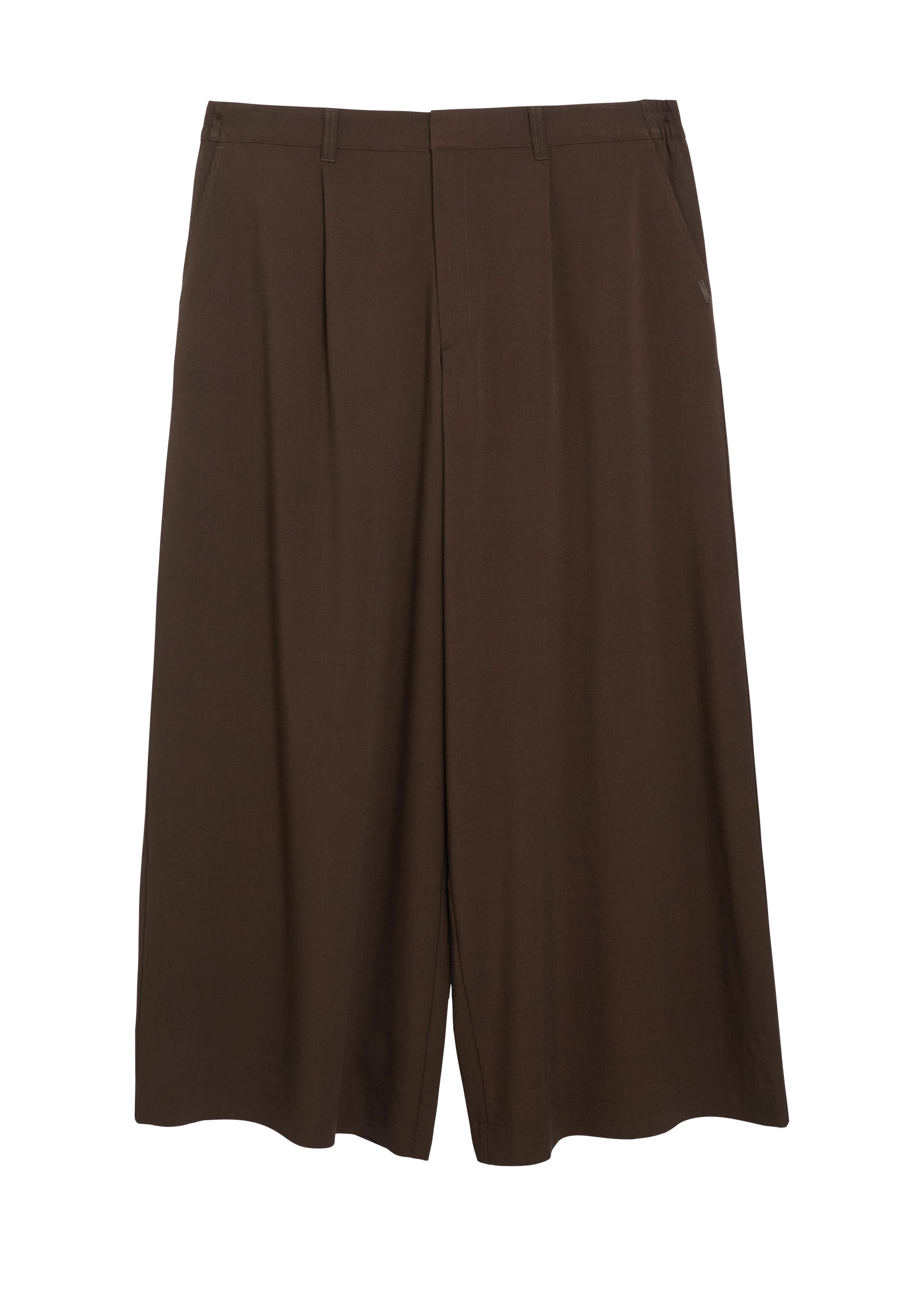QS Chinos Hose Bundfaltenhose mit weitem Bein
