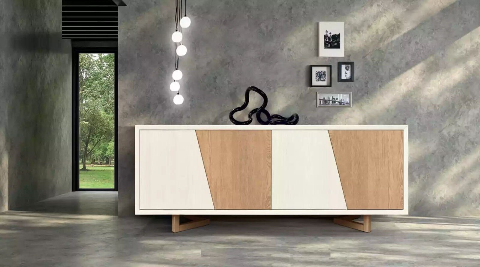 JVmoebel Sideboard Sideboard Luxus design möbel holz designer kommode wohnzimmer neu