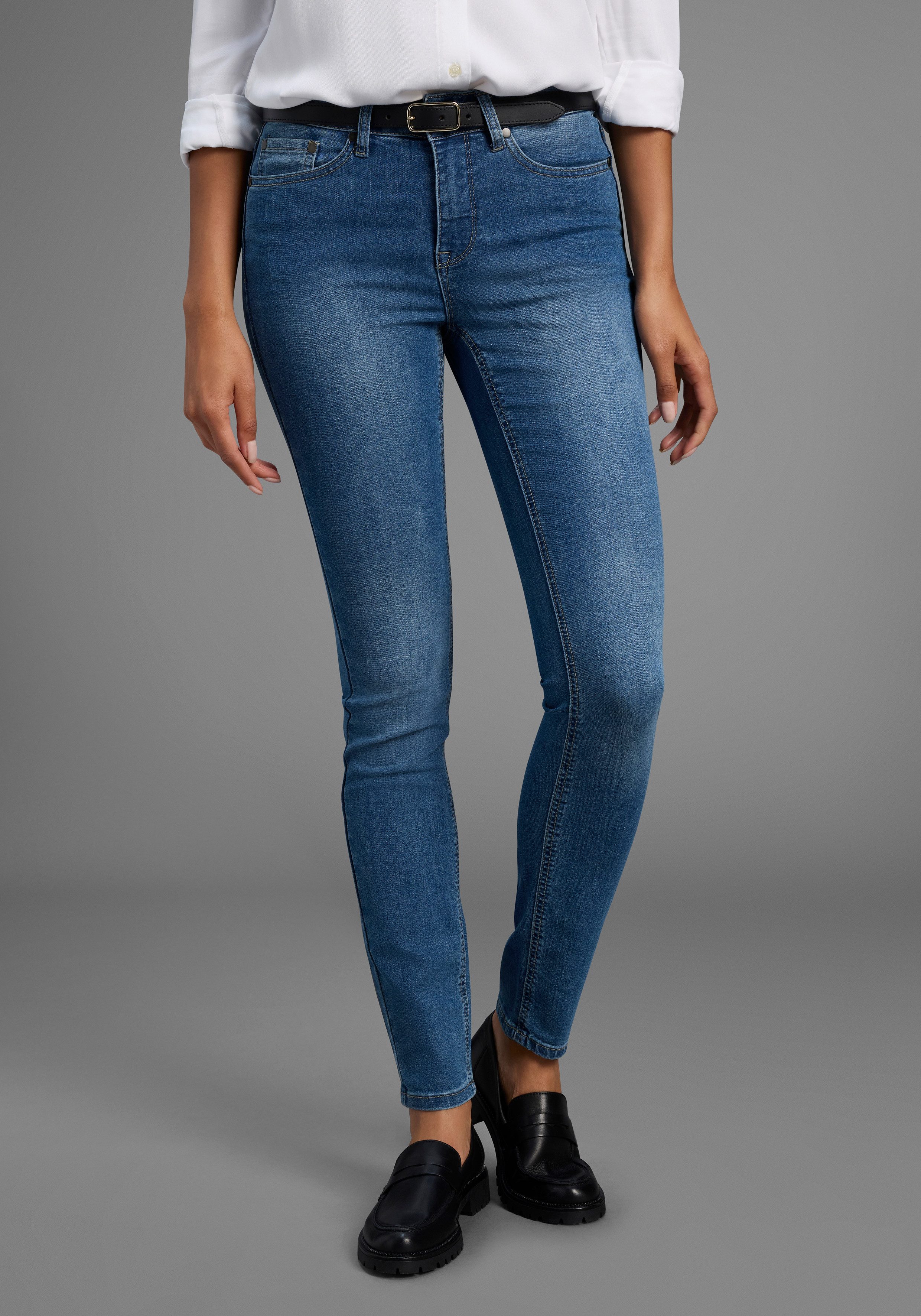 Arizona Slim-fit-Jeans Shaping enge Passform, Röhrenjeans, günstig online kaufen