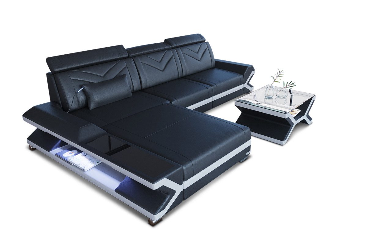 Sofa Dreams Ecksofa Ledercouch Ledersofa Napoli günstig online kaufen