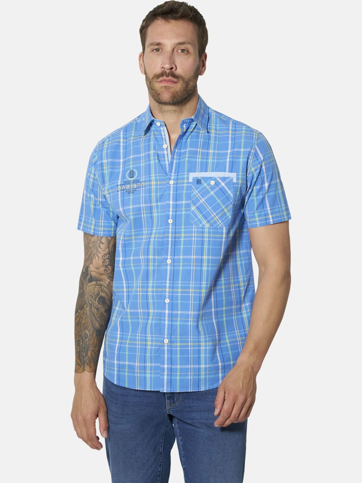 Babista Kurzarmhemd VALALDO im smarten Casual-Look