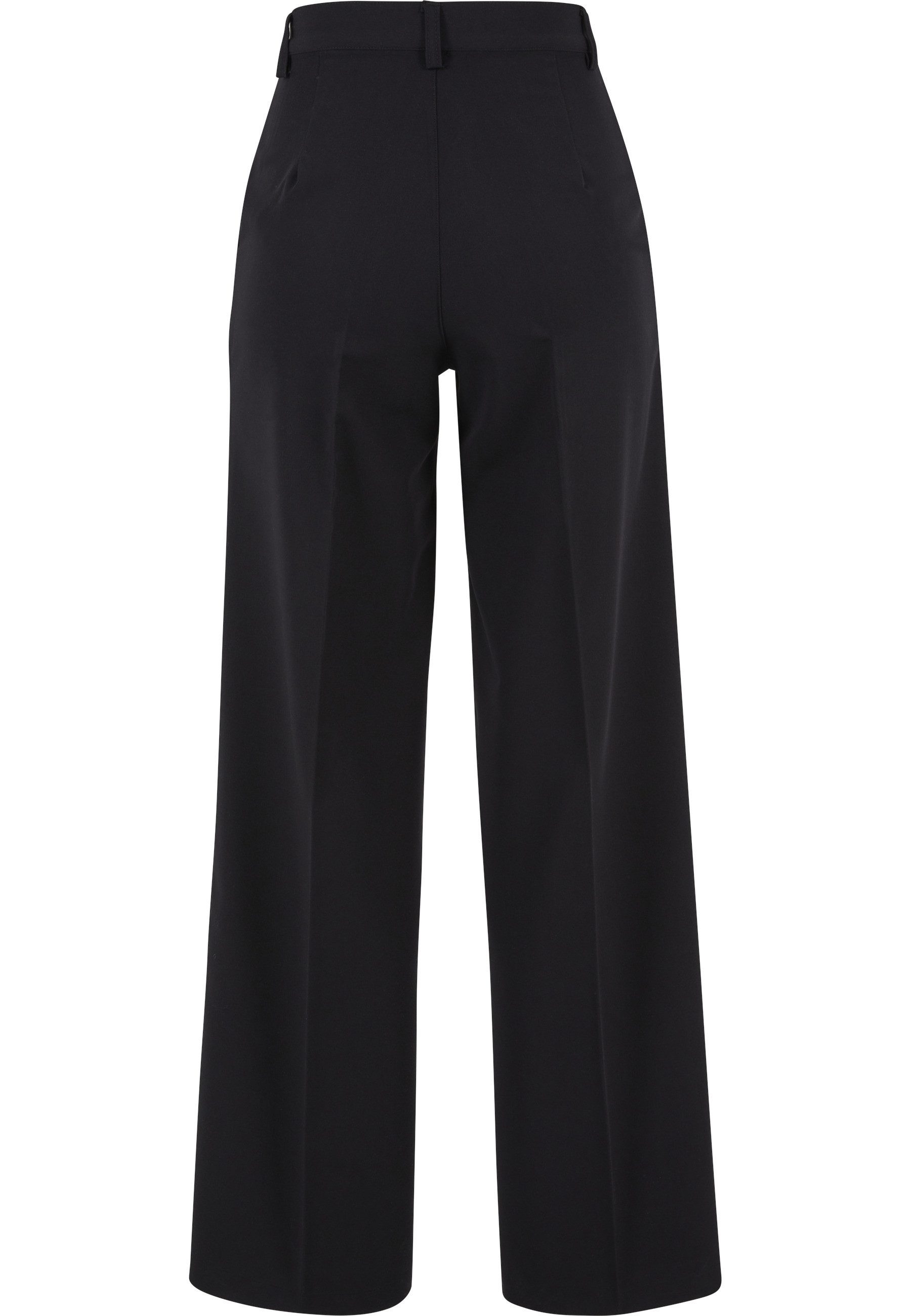 URBAN CLASSICS Stoffhose Urban Classics Damen Ladies Wide Pleated Pants (1-tlg)