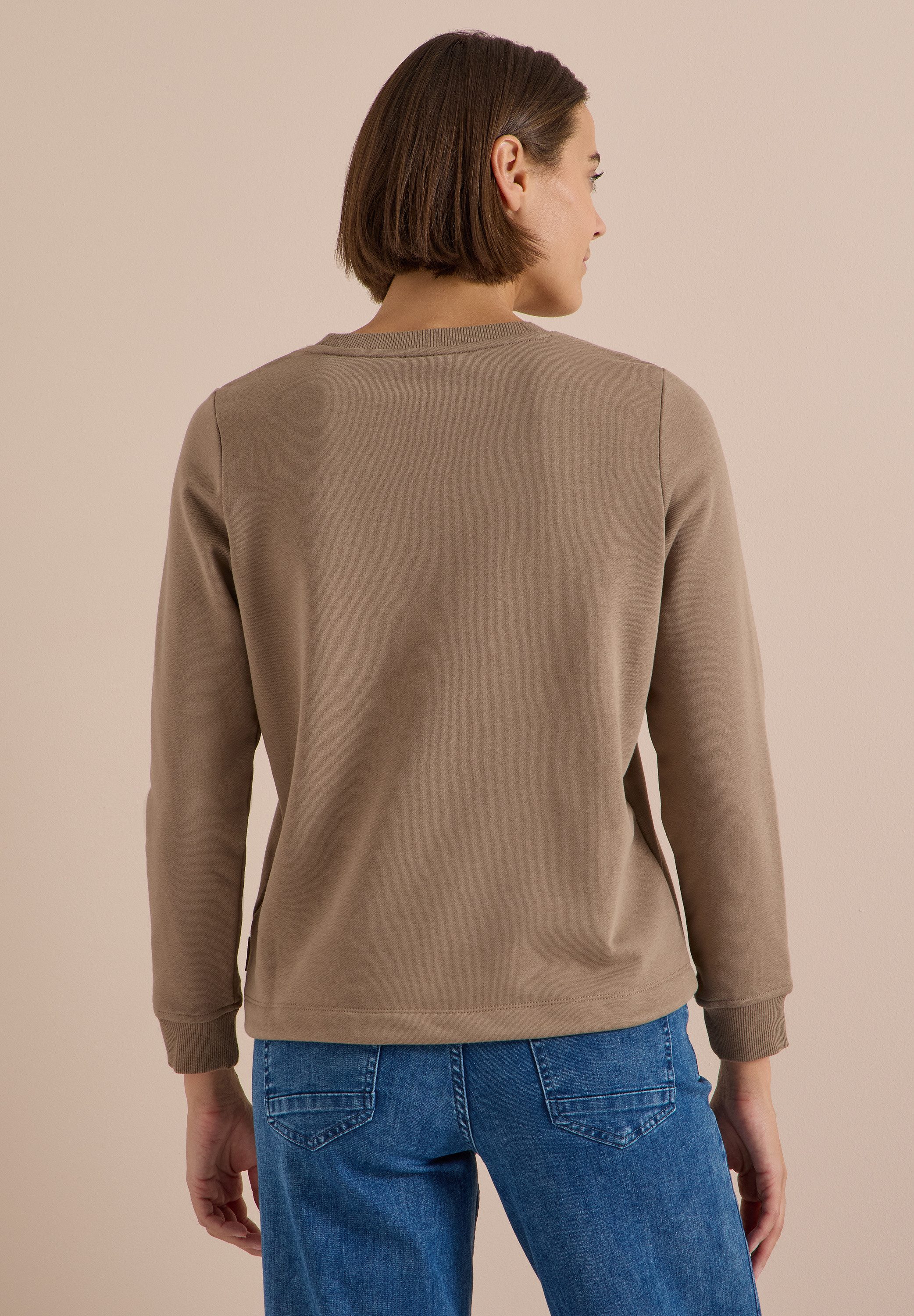 CECIL Sweatshirt mit Elastiksaum und Tunnelzug