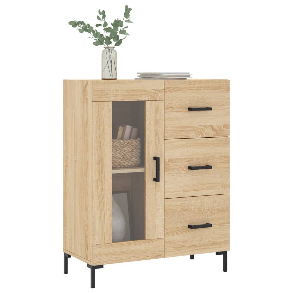 Sideboard Holzwerkstoff Sonoma-Eiche vidaXL 69,5x34x90 Sonoma St) (1 Sideboard cm Eiche