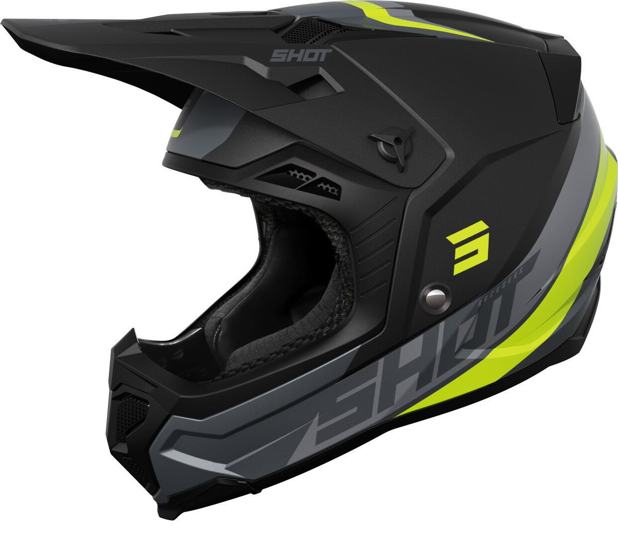 Shot Motocrosshelm Core Custom Motocross Helm, Notfallsystem-polsterung (eqrs)