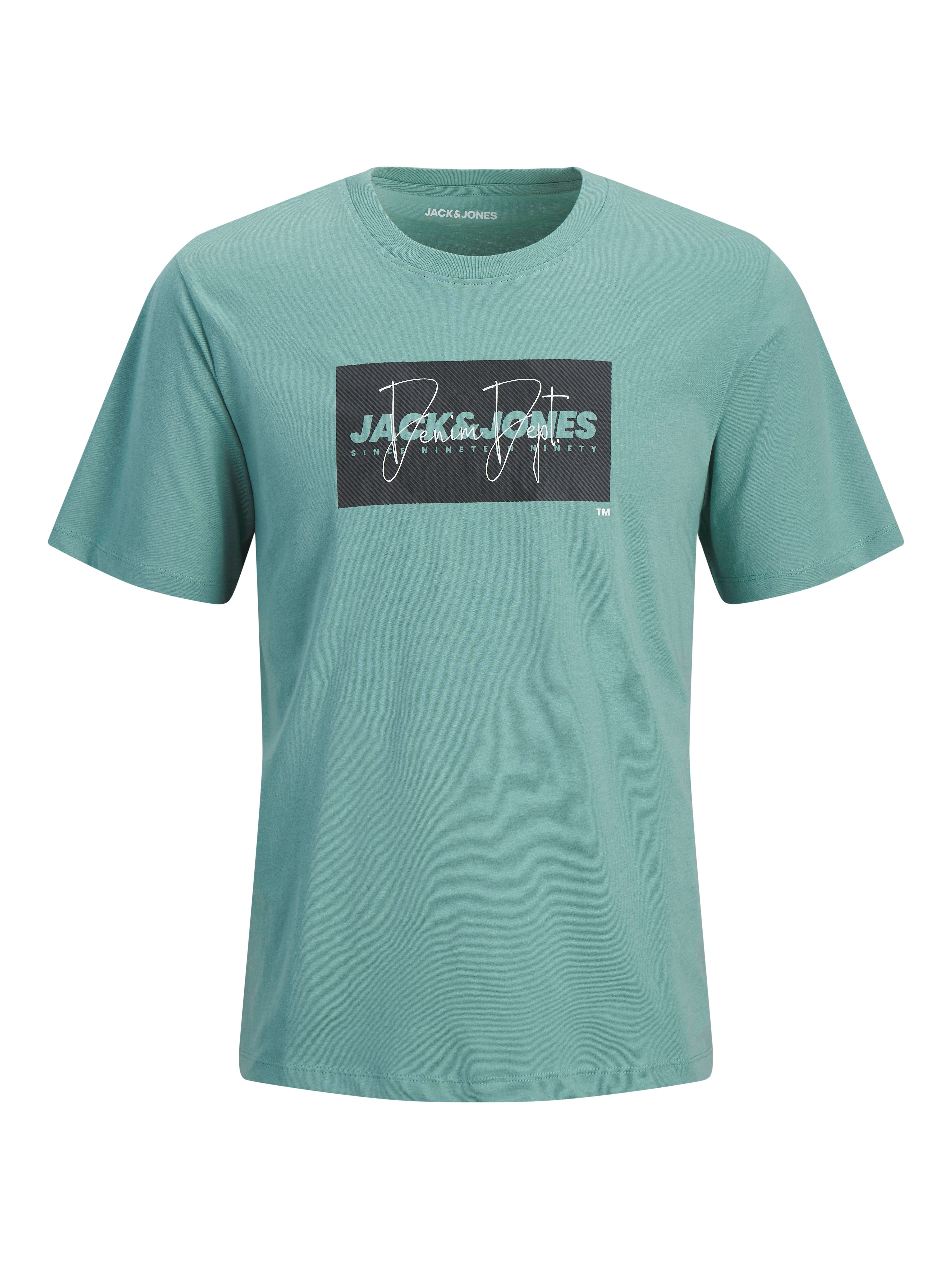 Jack & Jones PlusSize Rundhalsshirt JJCOLE PRINT TEE SS CREW NECK PLS