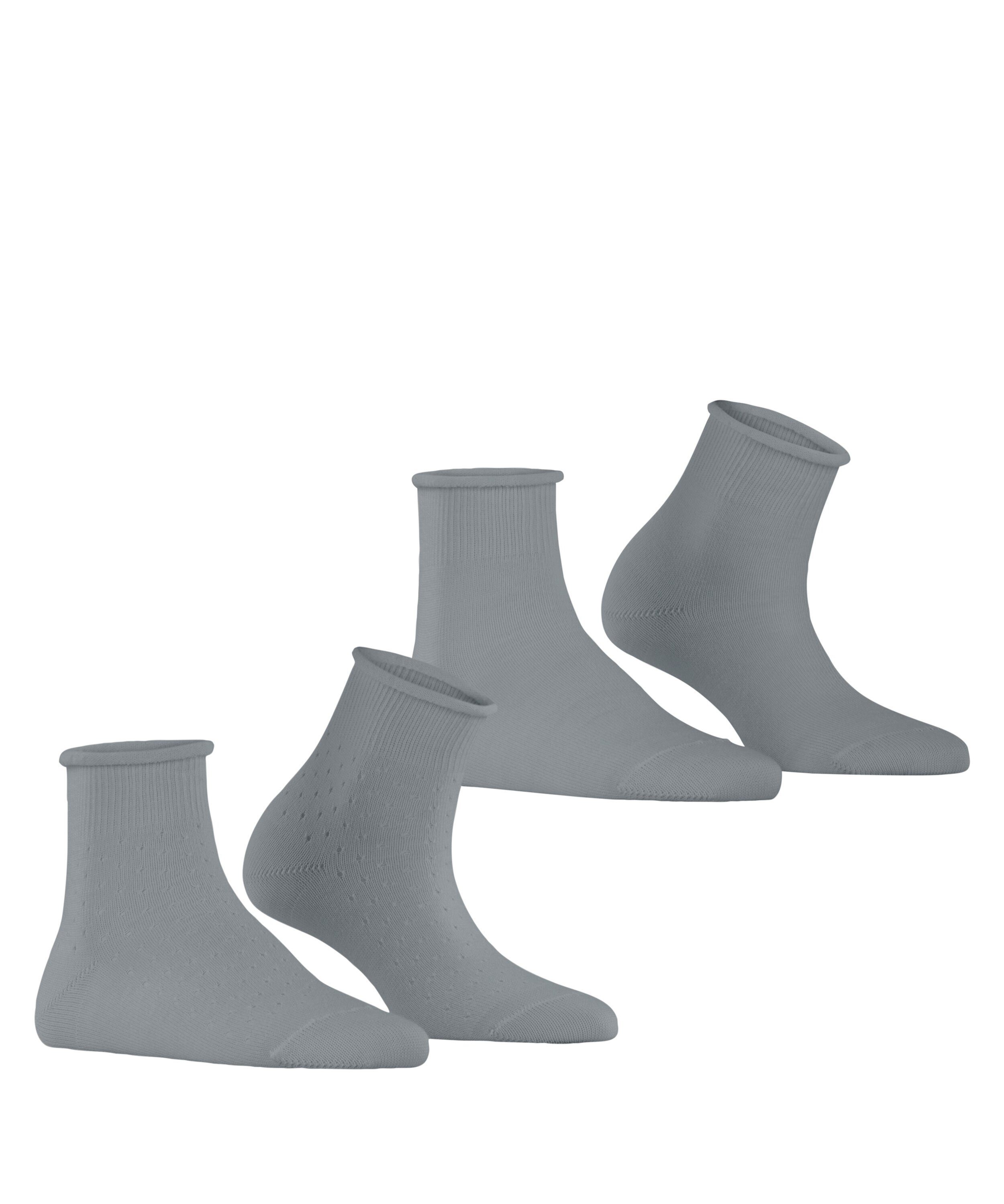 Esprit Socken (3240) Dot Cozy hematite (2-Paar) 2-Pack