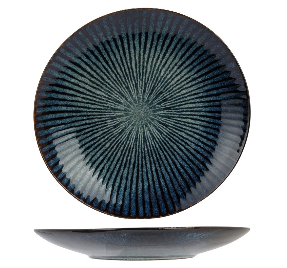 Cosy & Trendy Тарелка обеденная Atlantis Stripe Тарелка обеденная 27,5 cm, ATLANTIS STRIPE TELLER FLACH D27,5XH3,6