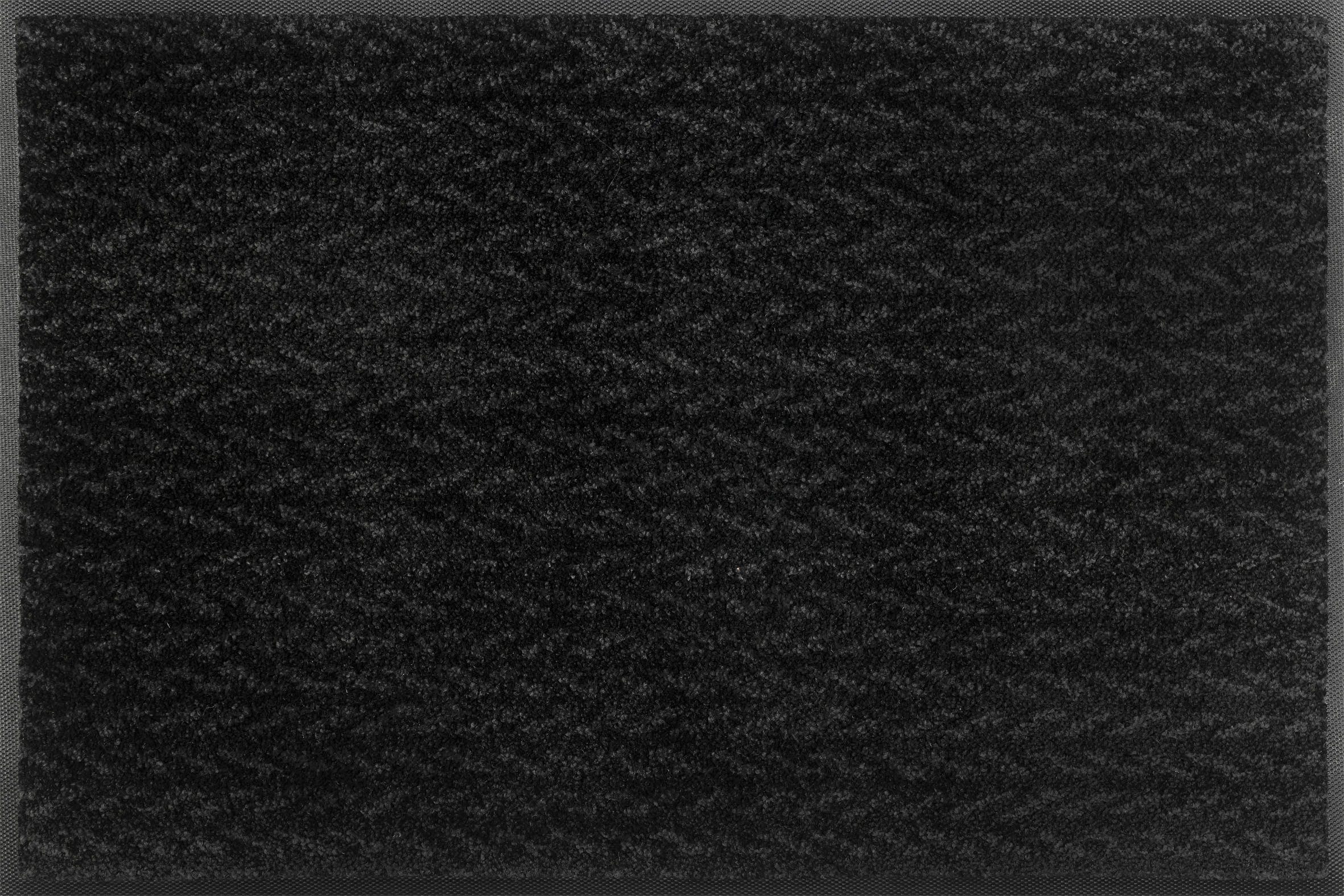Fußmatte Duo Charcoal, wash+dry by Kleen-Tex, rechteckig, Höhe: 9 mm,  Schmutzfangmatte, rutschhemmend, In- und Outdoor geeignet, waschbar,  maschinenwaschbar 60°C, trocknergeeignet, PVC-frei