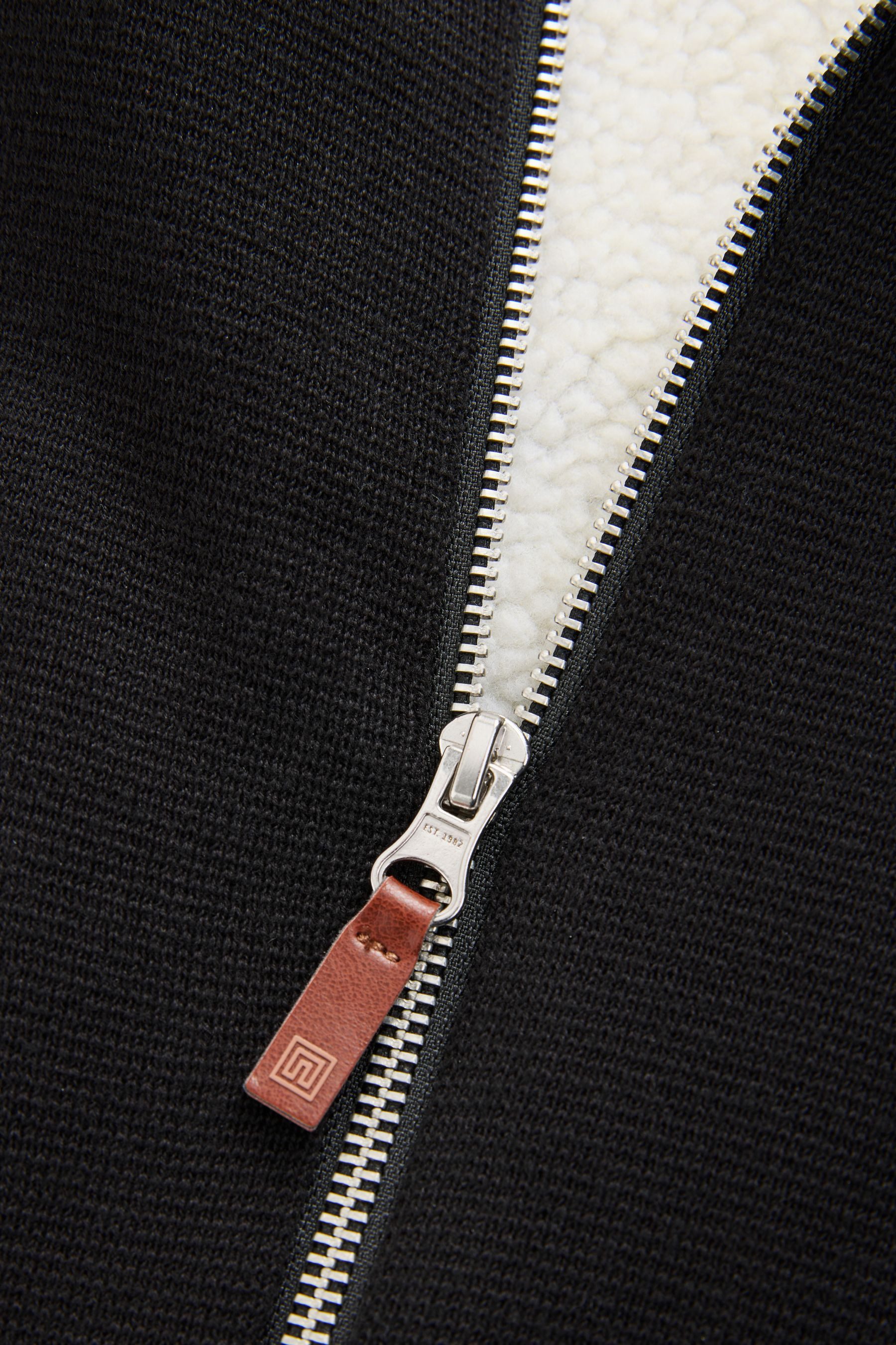 Next Kapuzenpullover Relaxed Fit Kapuzenjacke Plüschfutter Baumwolle (1-tlg)