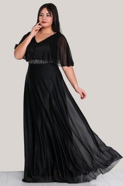 Modabout Abendkleid Langes Maxikleid Sommerkleid für große Größen - NELB0588D5062SYH (1-tlg)