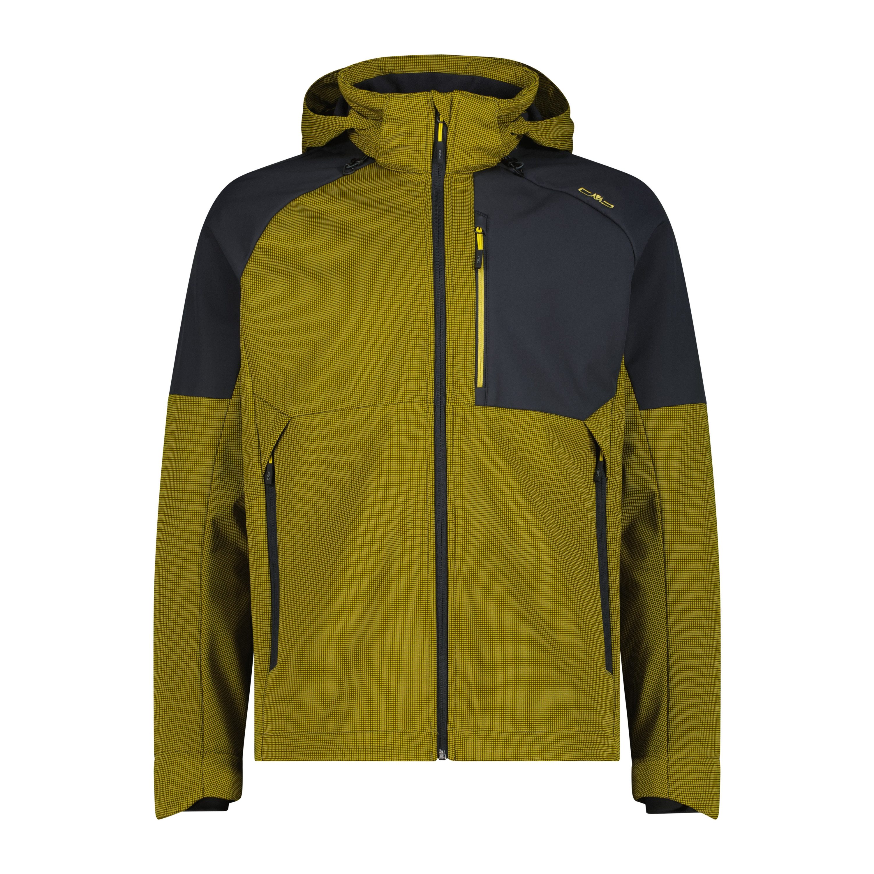 CMP Funktionsjacke MAN JACKET ZIP HOOD GOLD GREEN