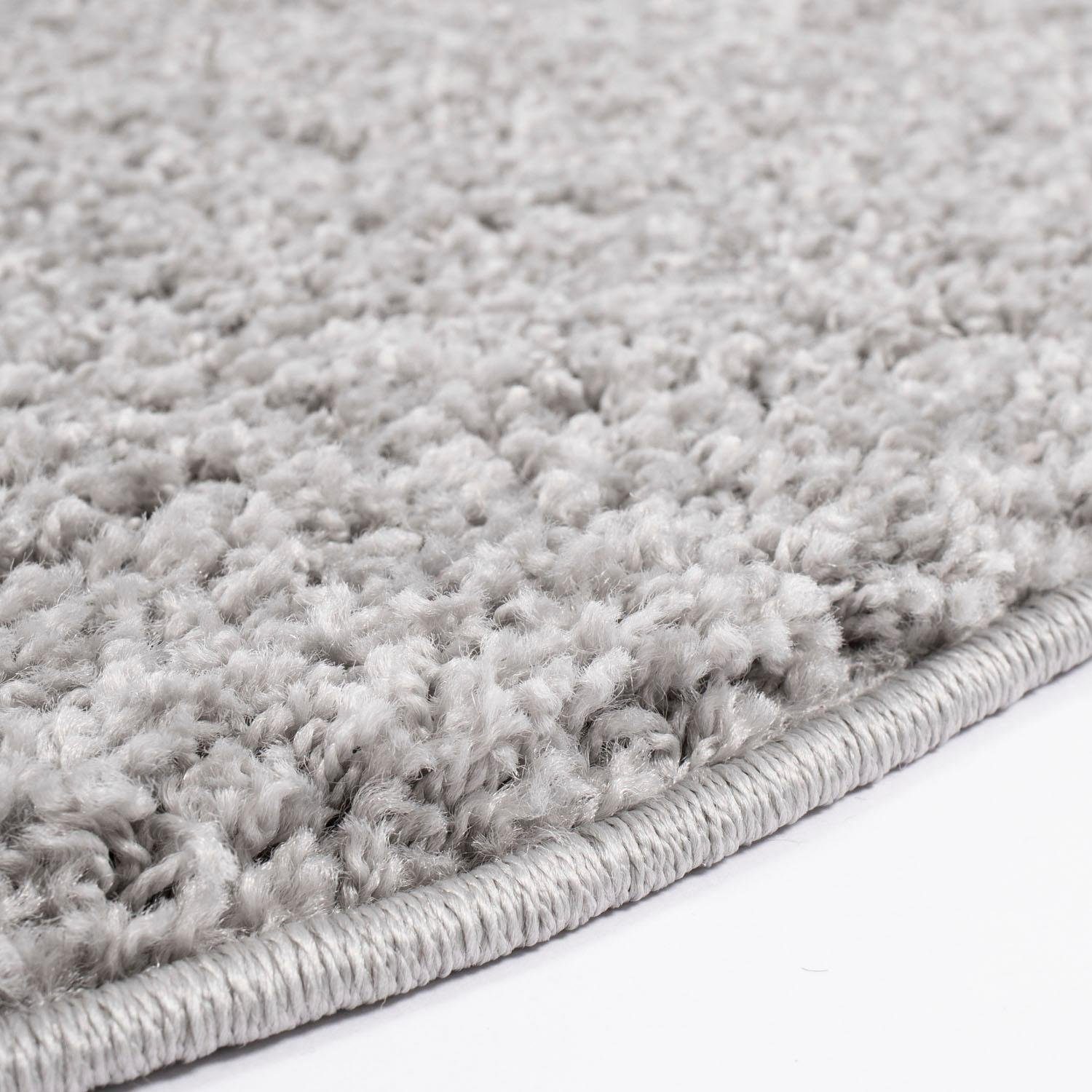 Carpet City Hochflor-Teppich »Shaggi uni 500«, rechteckig, 30 mm Höhe, Läuf günstig online kaufen