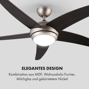 Klarstein Bodenventilator Bolero 2-in-1-Deckenventilator, Ventilator mit Fernbedienung Licht