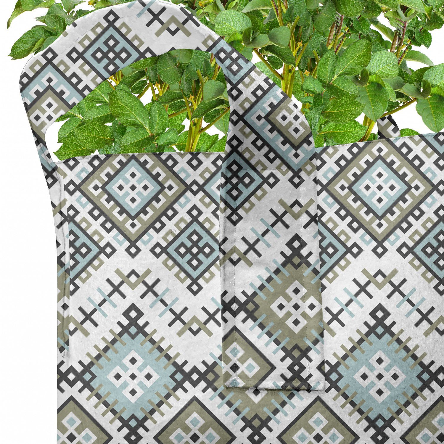 Griffen geometrische Pflanzkübel Ethnisch Pflanzen, hochleistungsfähig Kunst mit für Abakuhaus Stofftöpfe