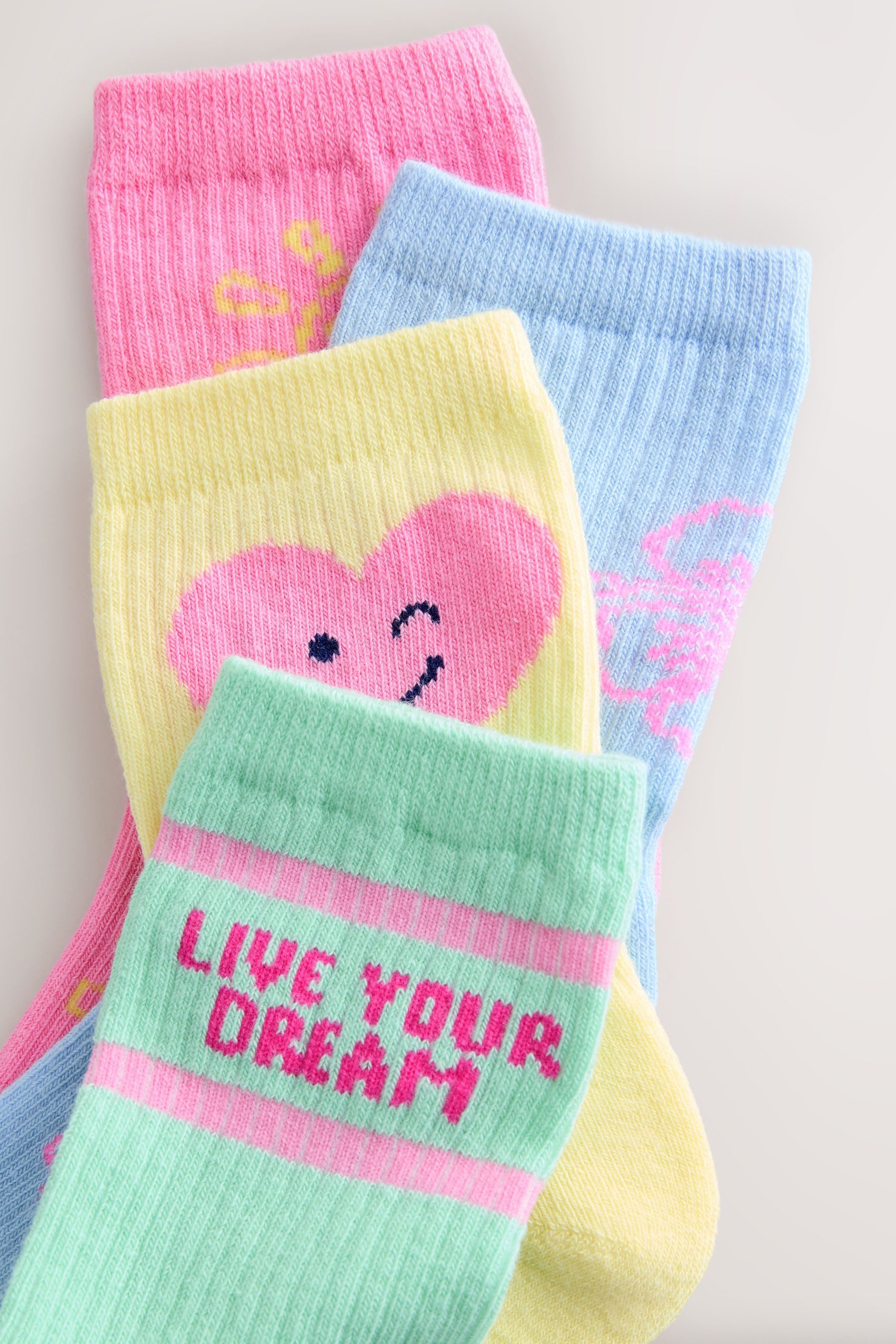 Next Kurzsocken Socken mit gepolsterter Sohle Baumwolle, 4er-Pack (4-Paar) – Bild 2 von 5