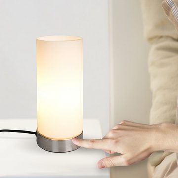 Jago Nachttischlampe Tischlampe mit Dimmer Touchfunktion - 1er oder 2er Set, E14 / LED