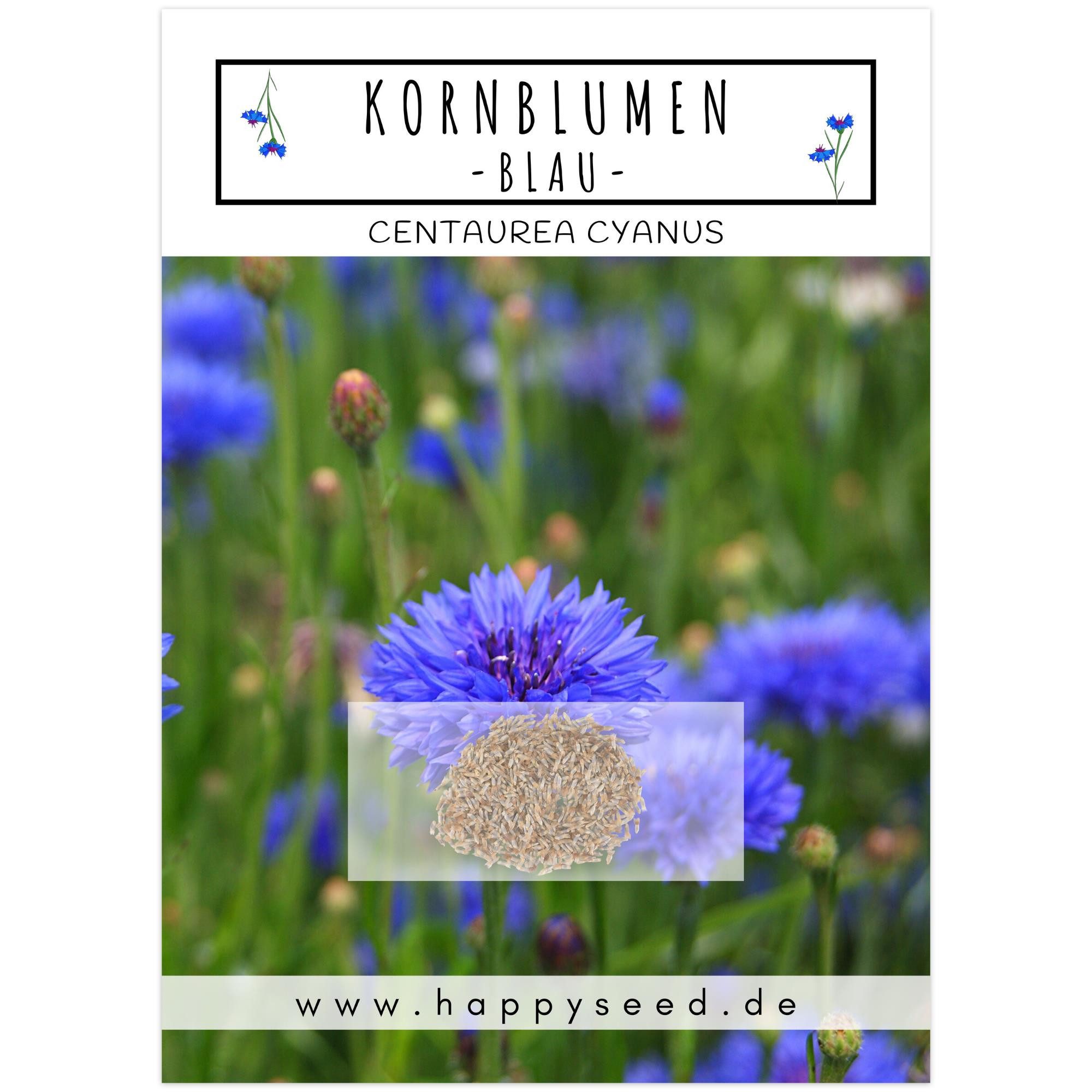 HappySeed Blumensamen Kornblumen Samen (Centaurea cyanus) - Blau, 1000 Korn günstig online kaufen